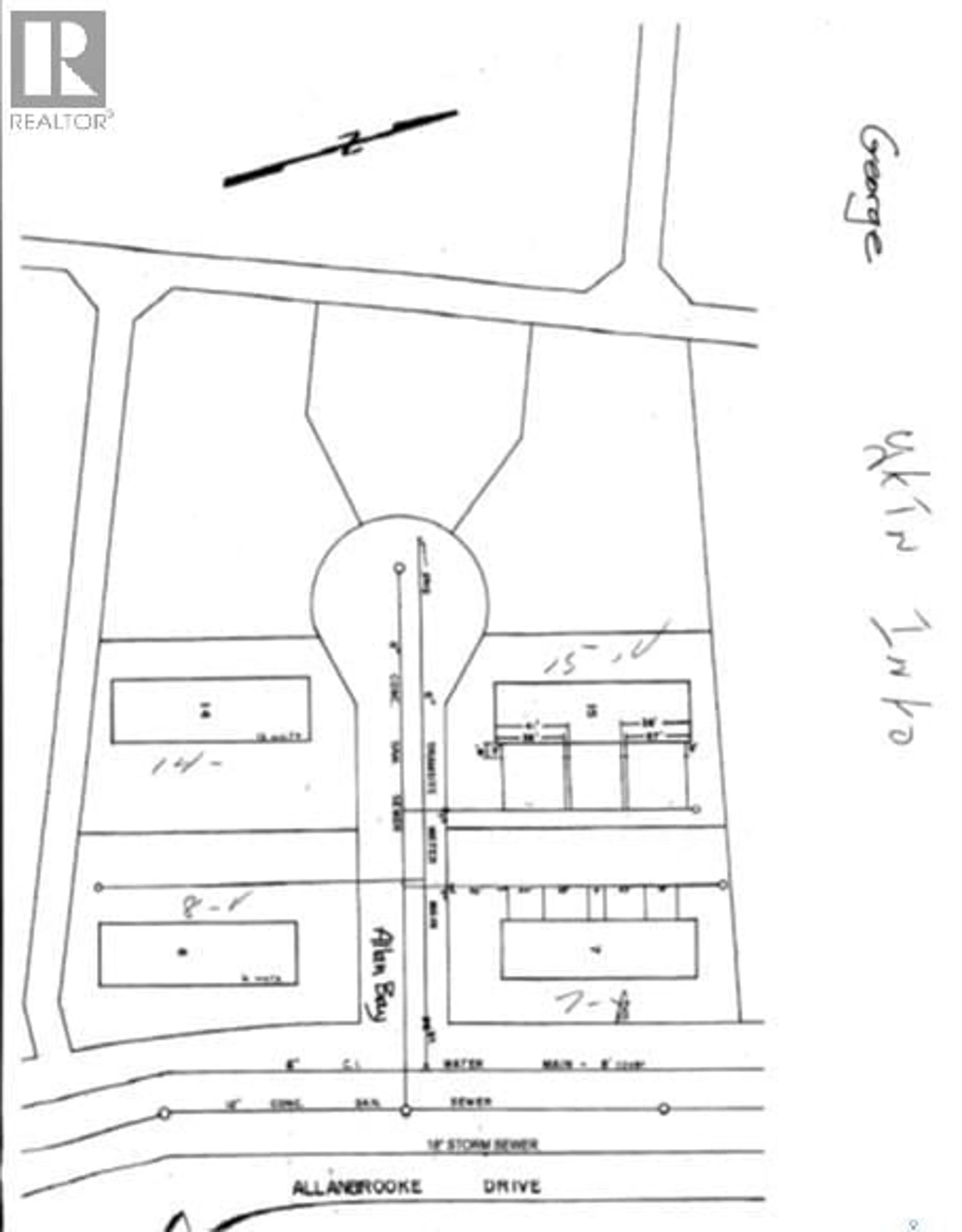 Picture of a map for 7-8-14-15 ALLAN BAY, Yorkton Saskatchewan S3N3H1