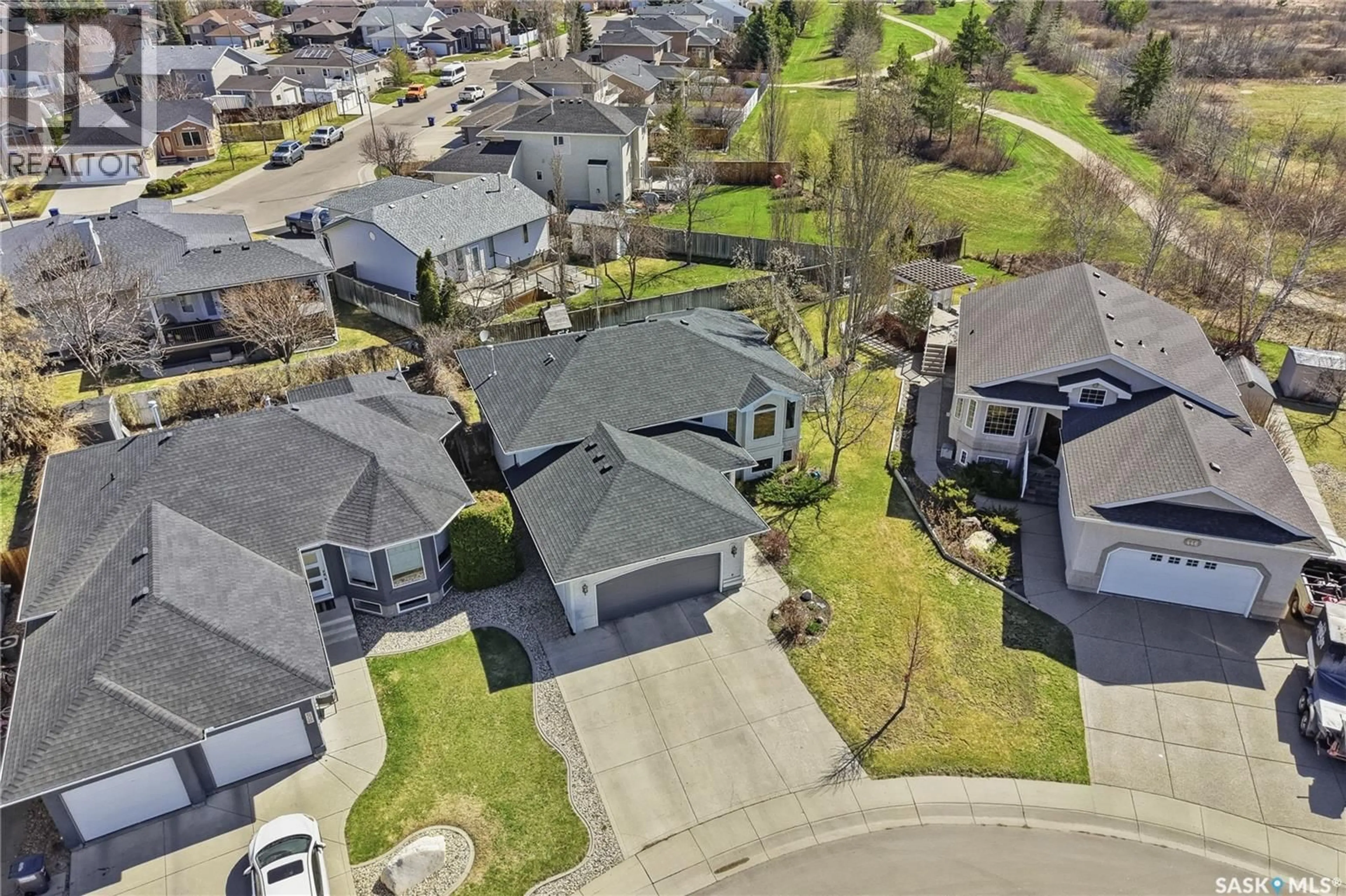 A pic from outside/outdoor area/front of a property/back of a property/a pic from drone, street for 502 LEMAY CRESCENT, Saskatoon Saskatchewan S7S1L1