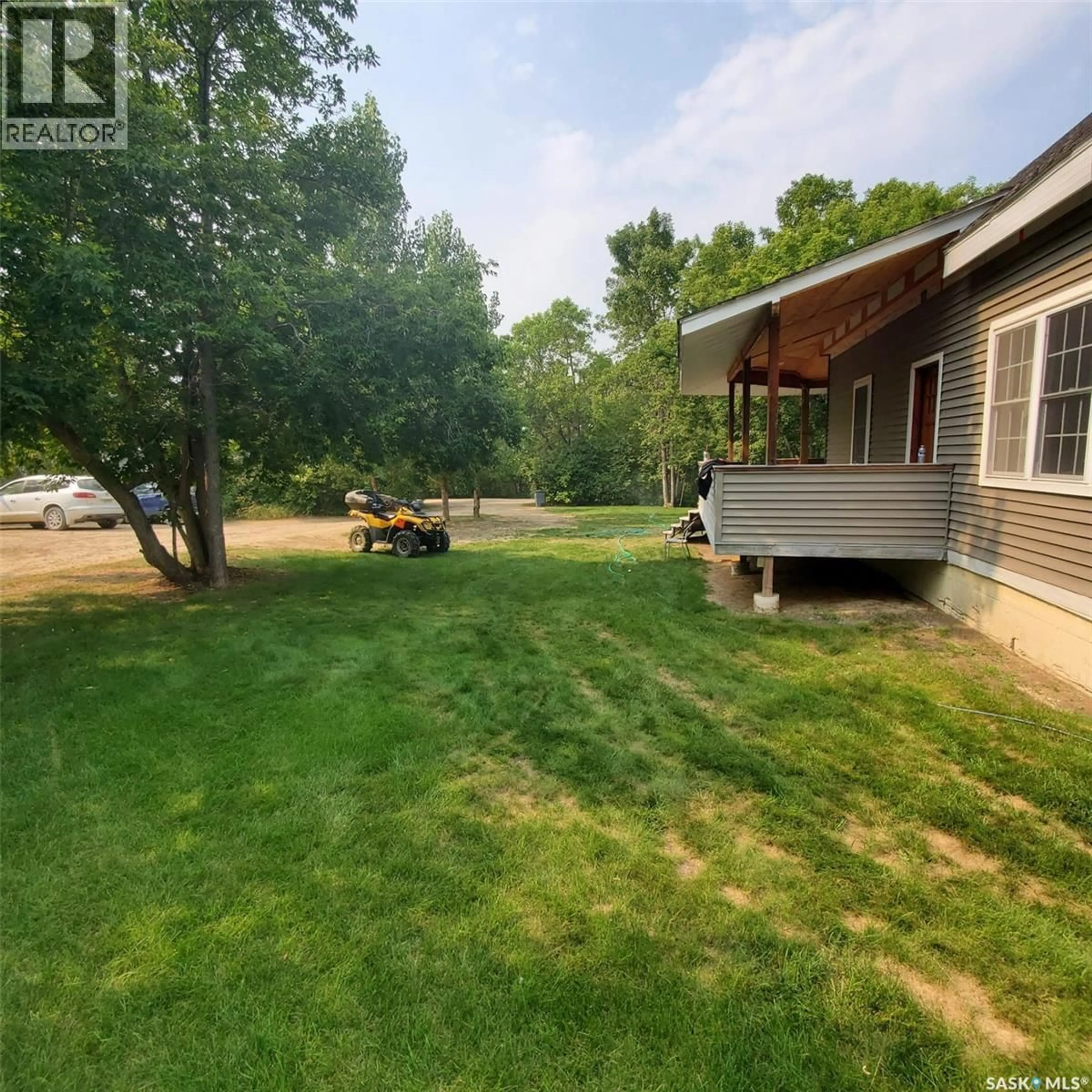 A pic from outside/outdoor area/front of a property/back of a property/a pic from drone, water/lake/river/ocean view for 148 STRAWBERRY LANE, Crooked Lake Saskatchewan S0G2B0