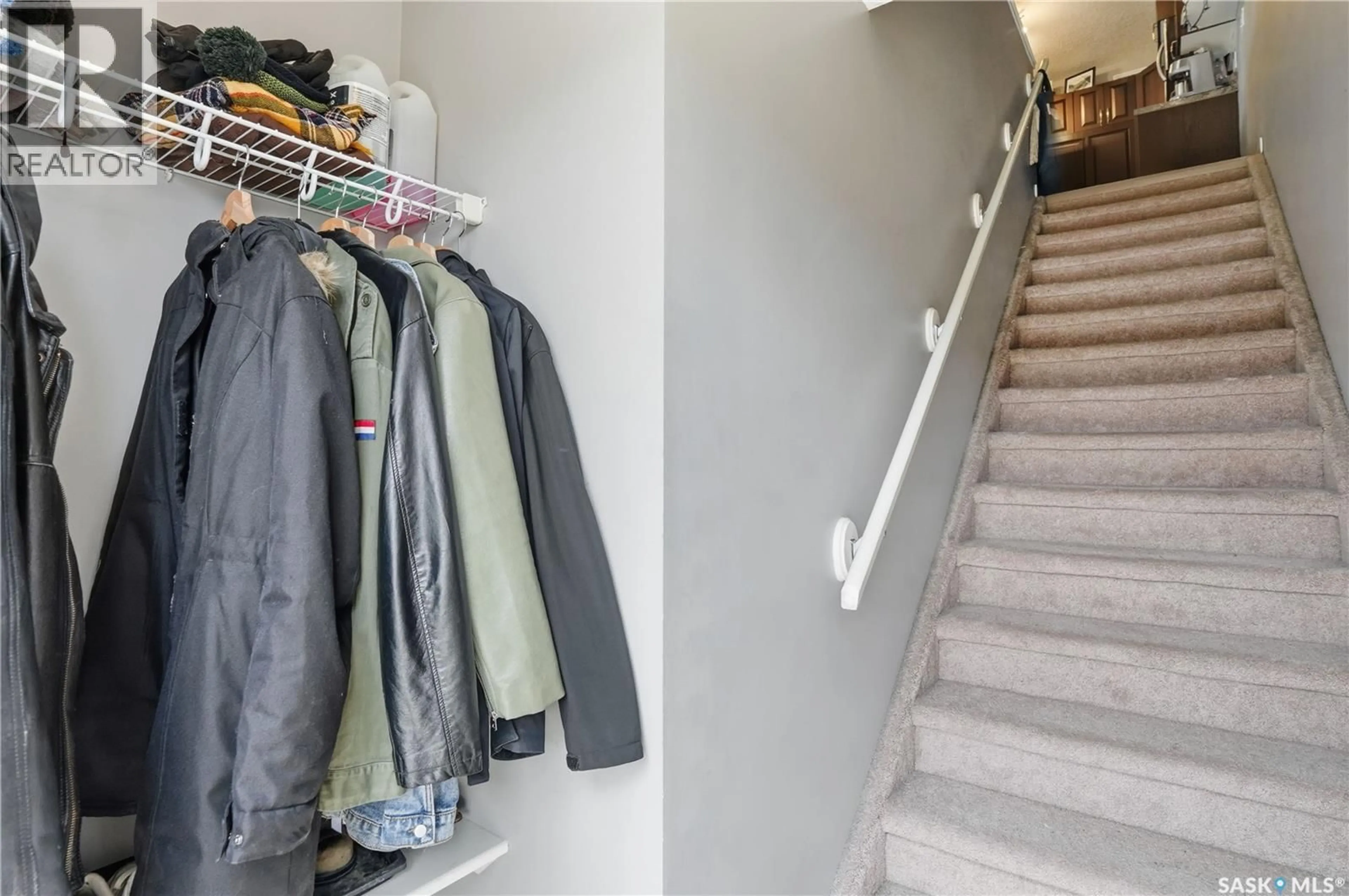 Storage room or clothes room or walk-in closet for 114 5055 JAMES HILL ROAD, Regina Saskatchewan S4W0B9