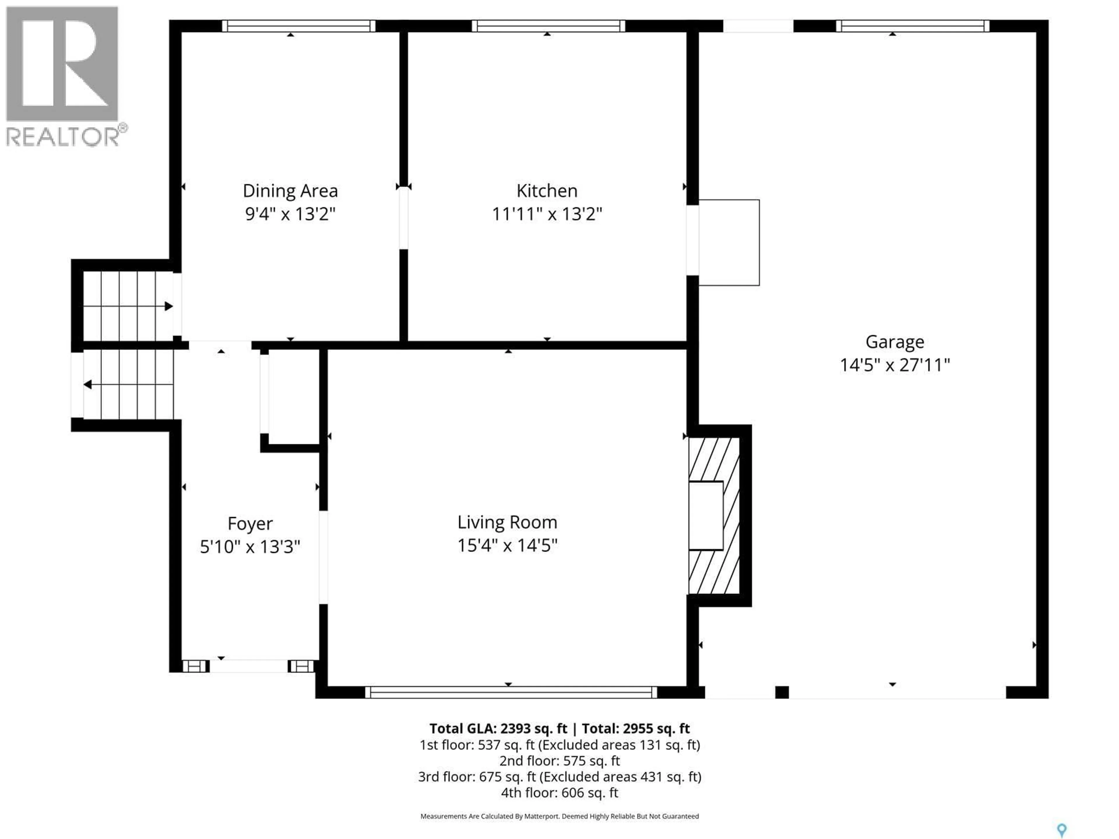 Floor plan for 1044 EAST CENTRE, Saskatoon Saskatchewan S7J3A3