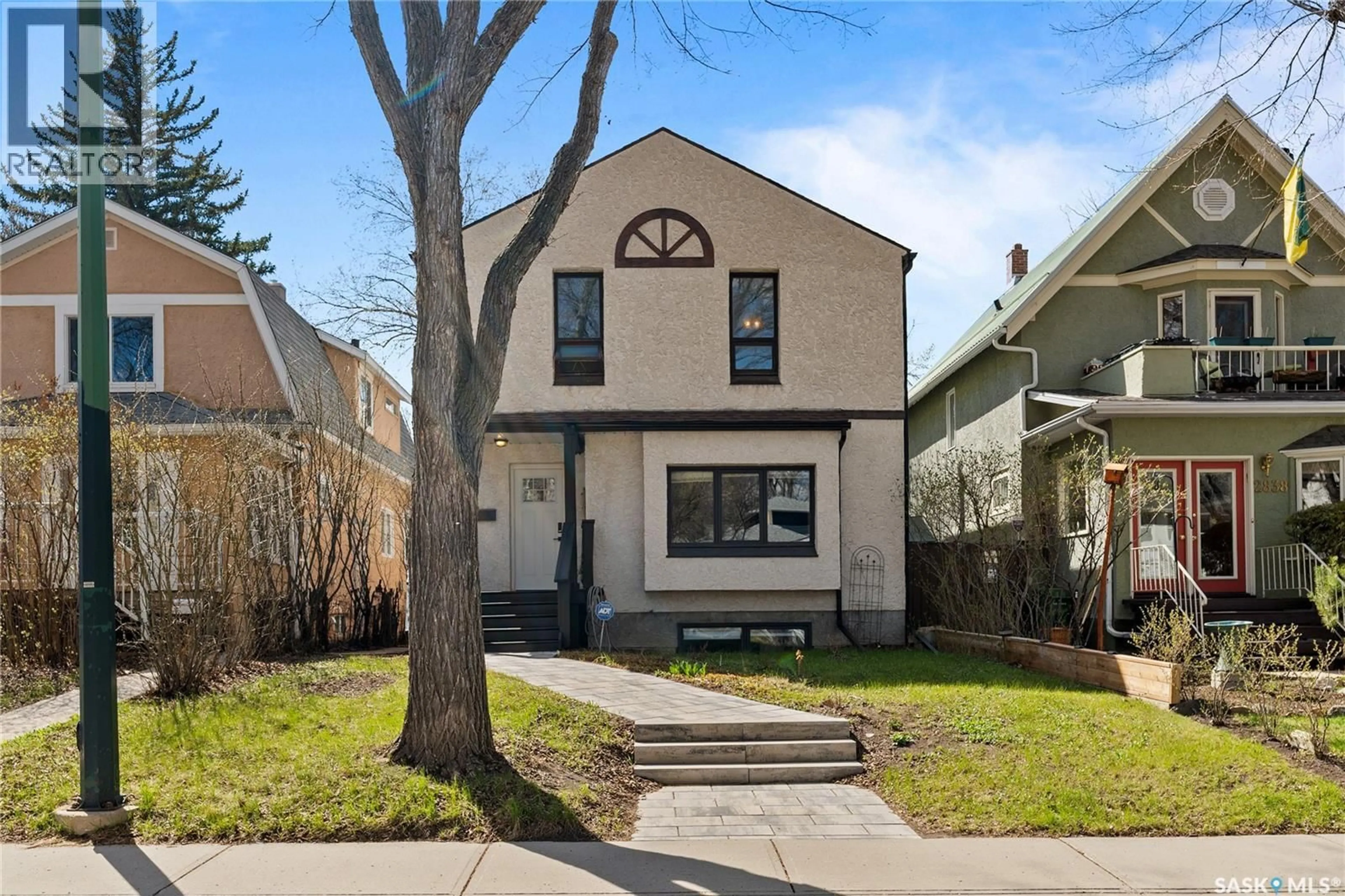 Home with brick exterior material, street for 2848 RETALLACK STREET, Regina Saskatchewan S4S1S7