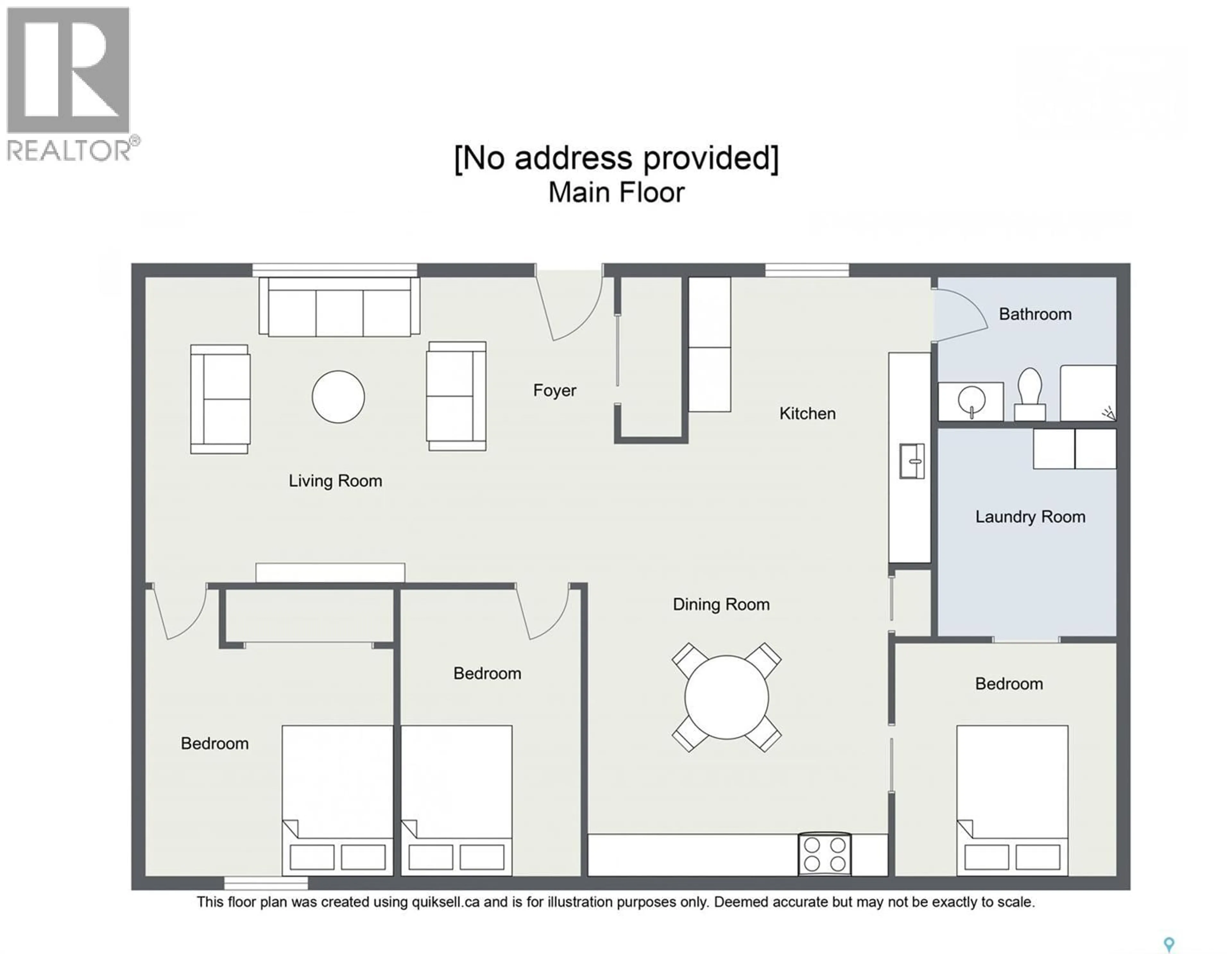 Floor plan for SUNSET PRAIRIE ACREAGE, Prince Albert Rm No. 461 Saskatchewan S0K2S0