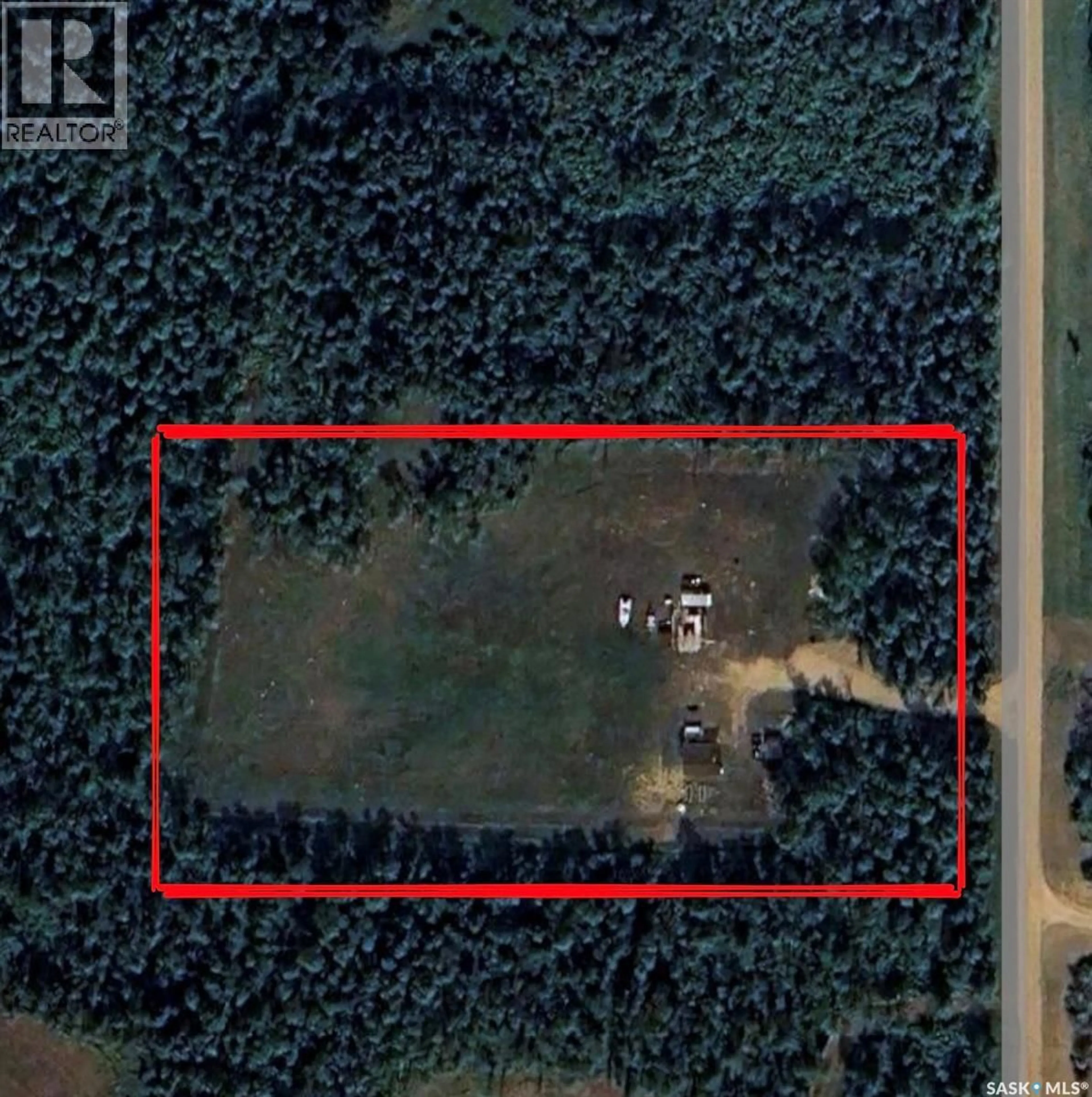 A pic from outside/outdoor area/front of a property/back of a property/a pic from drone, building for SKJERPEN ACREAGE, Star City Rm No. 428 Saskatchewan S0E1A0
