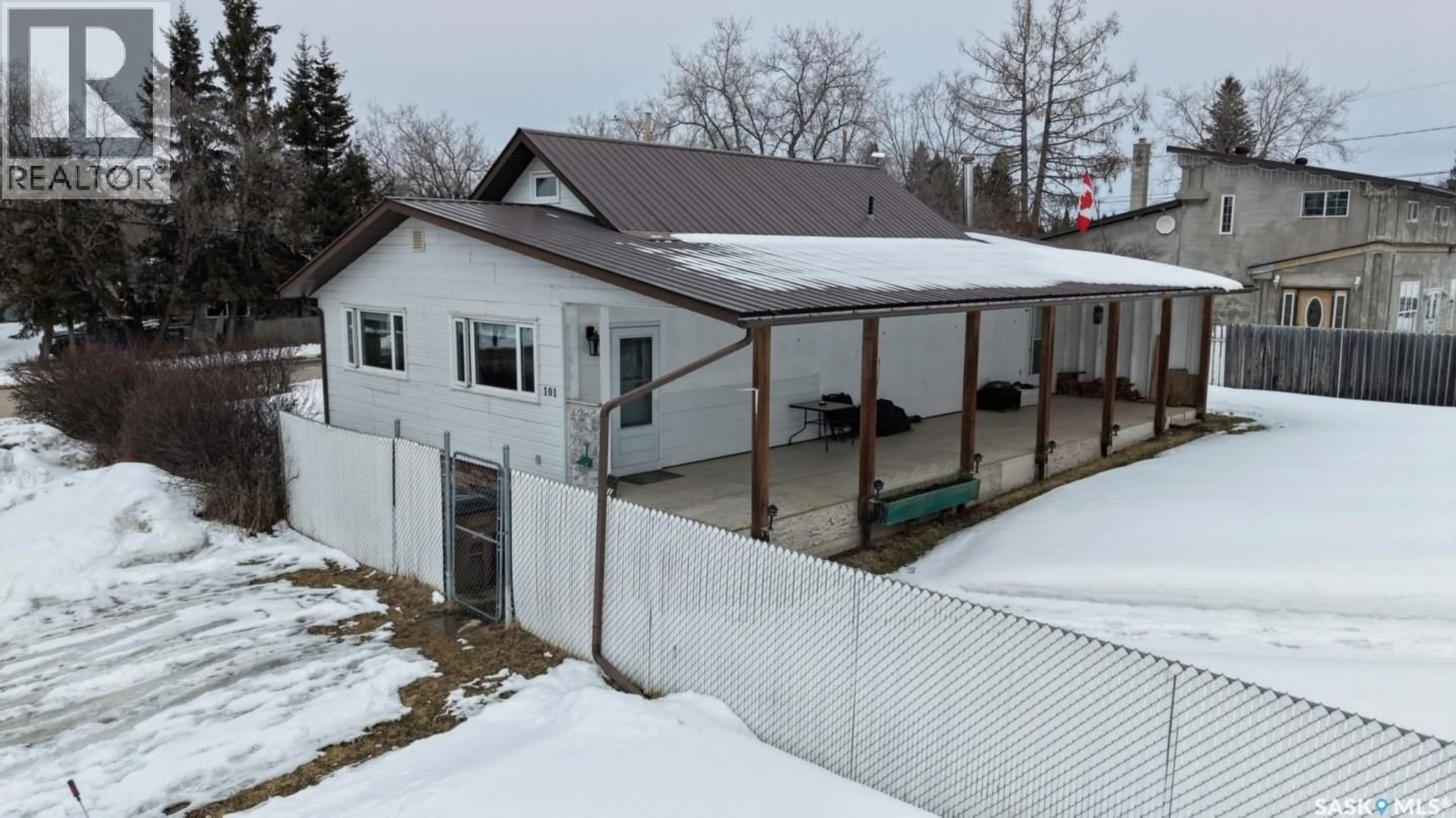 A pic from outside/outdoor area/front of a property/back of a property/a pic from drone, building for S - 101 5TH AVENUE, Big River Saskatchewan S0J0E0