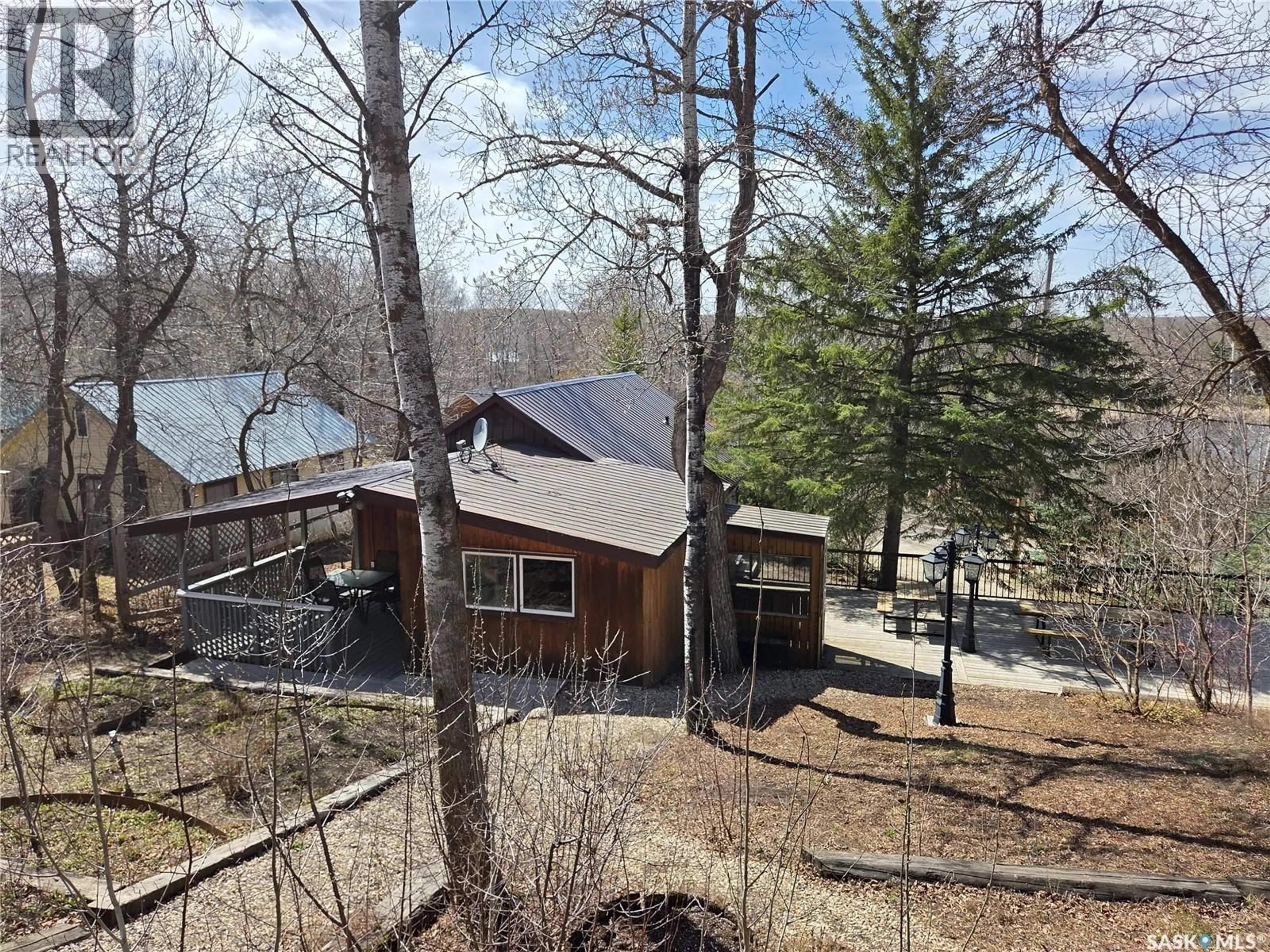 A pic from outside/outdoor area/front of a property/back of a property/a pic from drone, water/lake/river/ocean view for 551 1ST STREET, White Bear IR 70 Saskatchewan S0C2S0