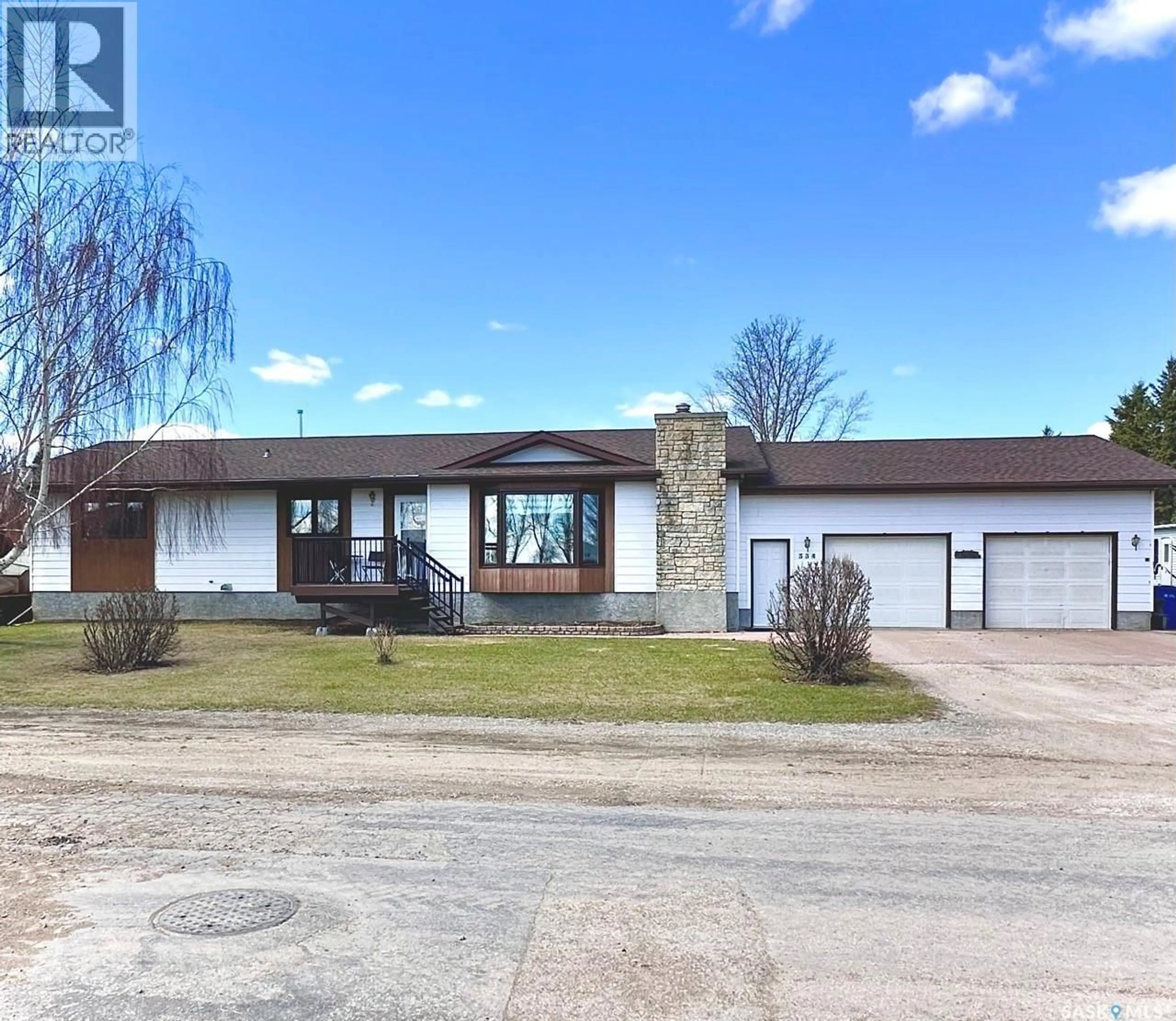 A pic from outside/outdoor area/front of a property/back of a property/a pic from drone, street for 334 YOUNG STREET, Earl Grey Saskatchewan S0G1J0