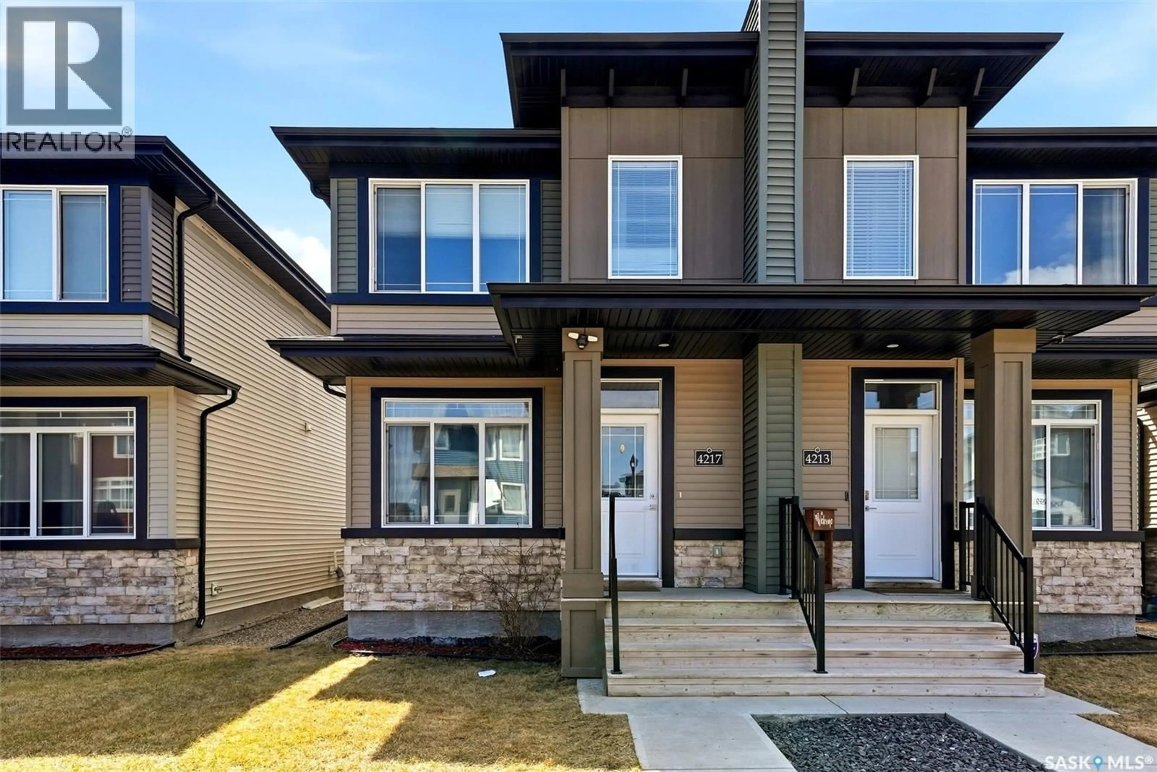Home with vinyl exterior material, street for 4217 E KELLER AVENUE, Regina Saskatchewan S4V3P8