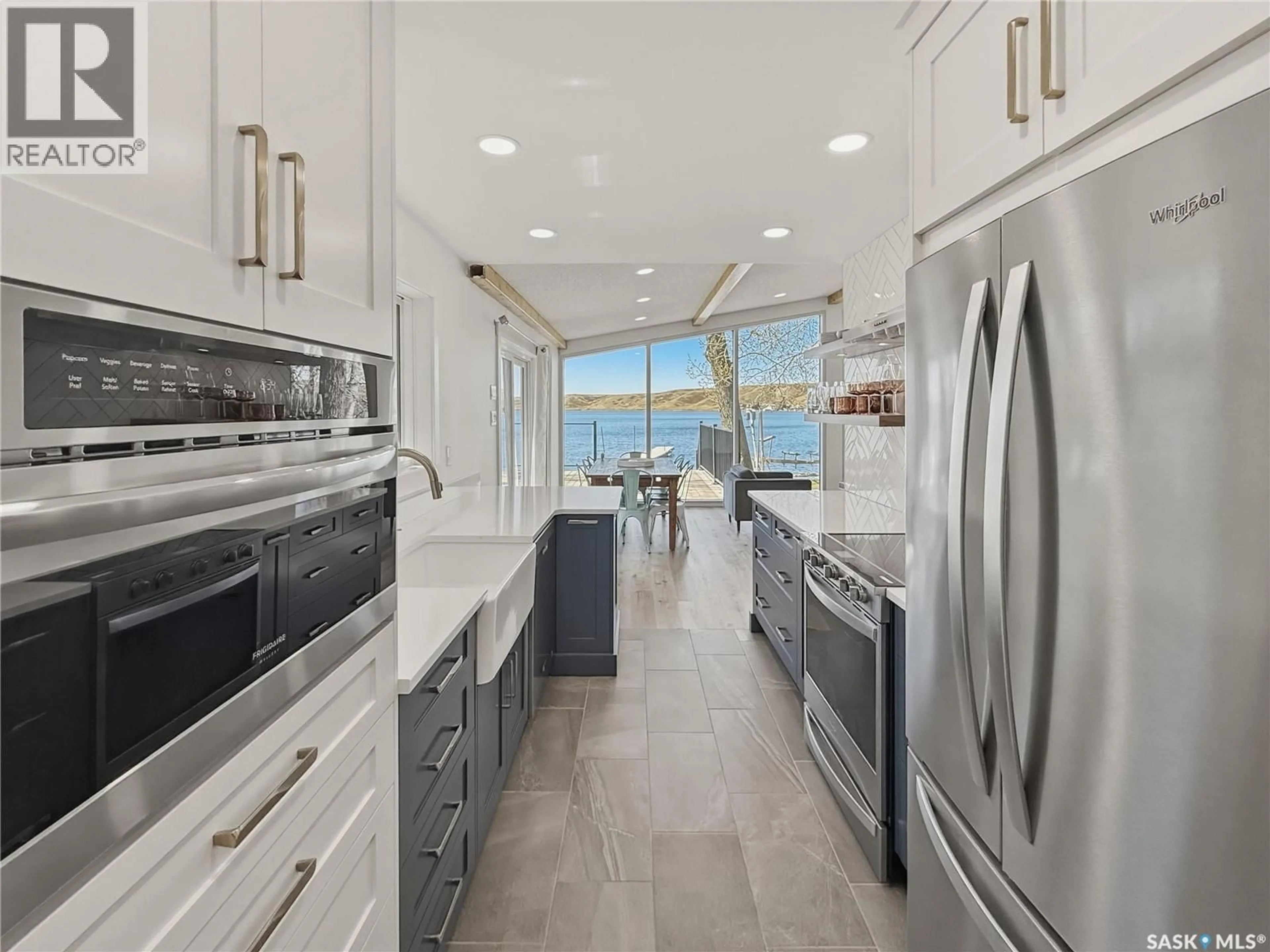 Contemporary kitchen, ceramic/tile floor for 105 ELIM DRIVE, Lac Pelletier Rm No. 107 Saskatchewan S0N0E0