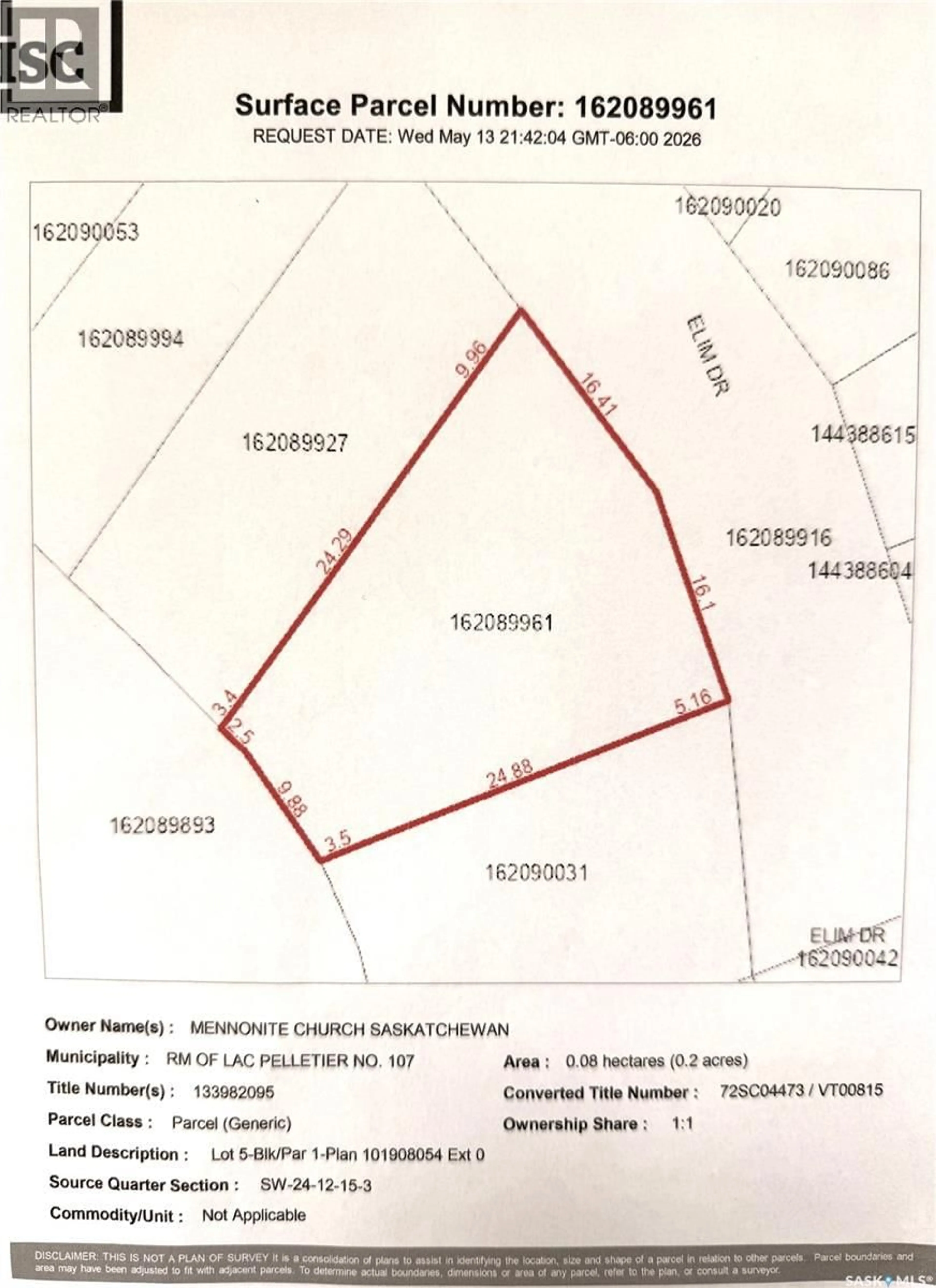 Floor plan for 105 ELIM DRIVE, Lac Pelletier Rm No. 107 Saskatchewan S0N0E0