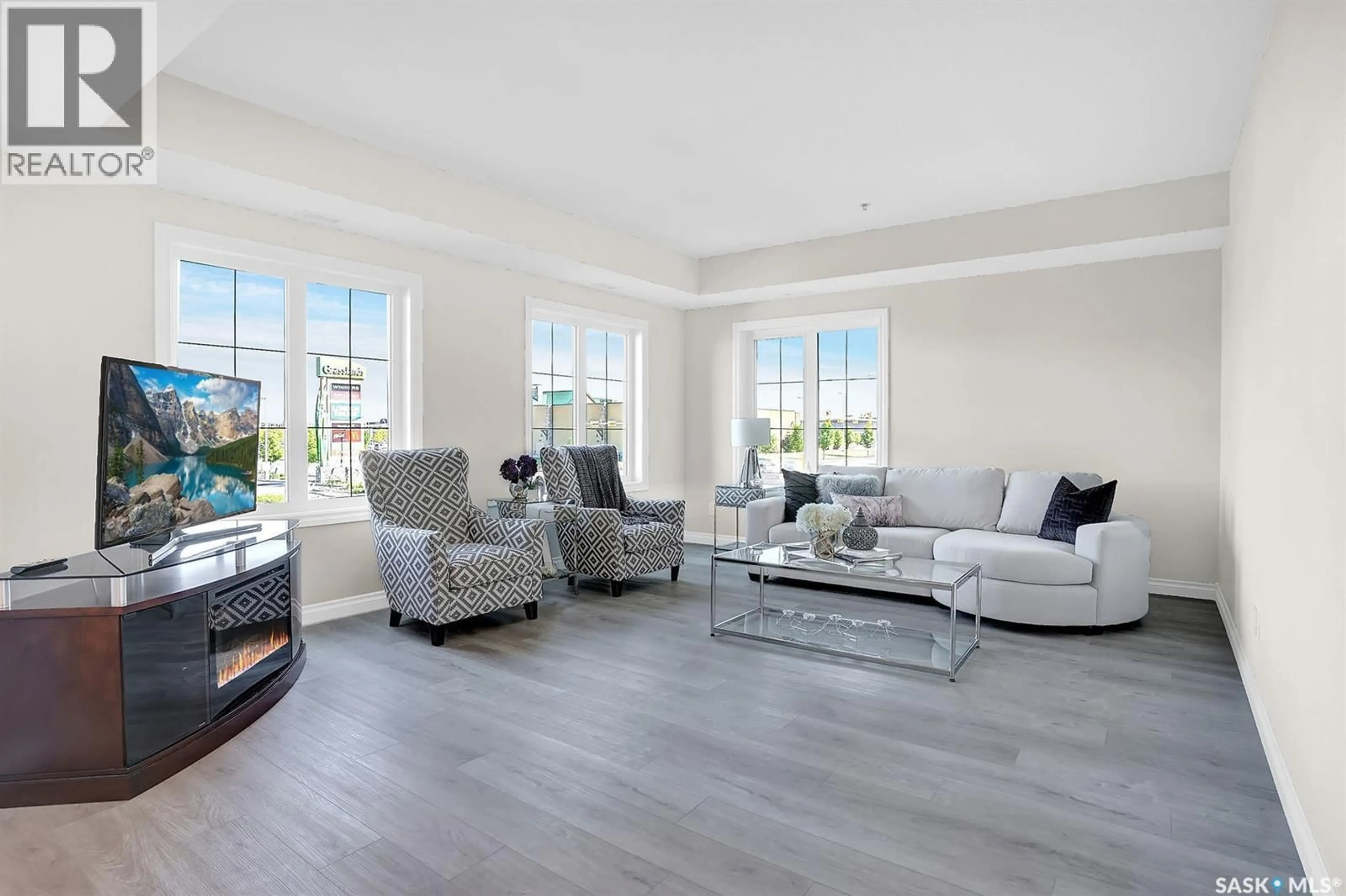 Living room with furniture, unknown for 401 - 4594 HARBOUR LANDING DRIVE, Regina Saskatchewan S4W0R8