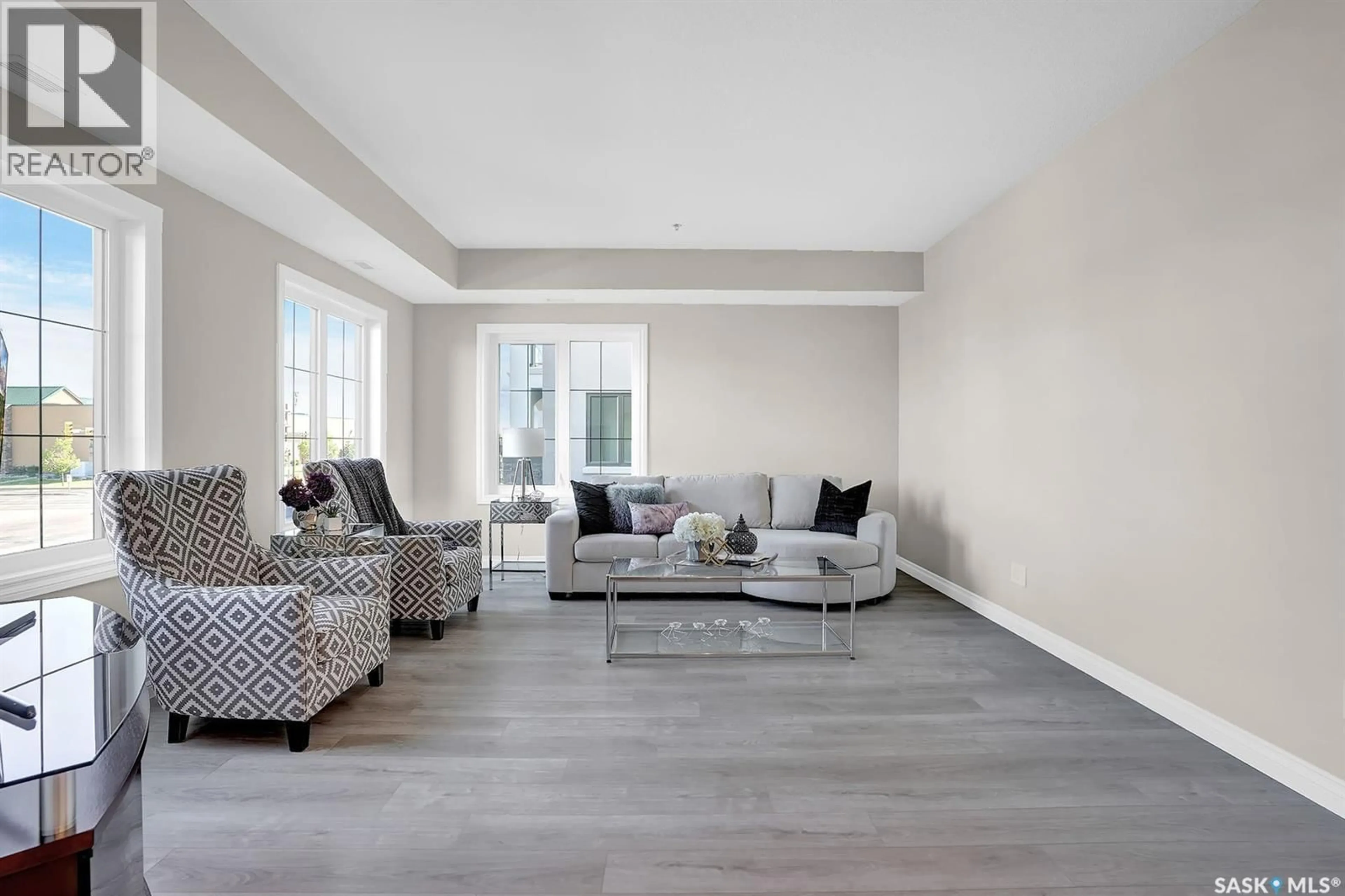 Living room with furniture, unknown for 401 - 4594 HARBOUR LANDING DRIVE, Regina Saskatchewan S4W0R8