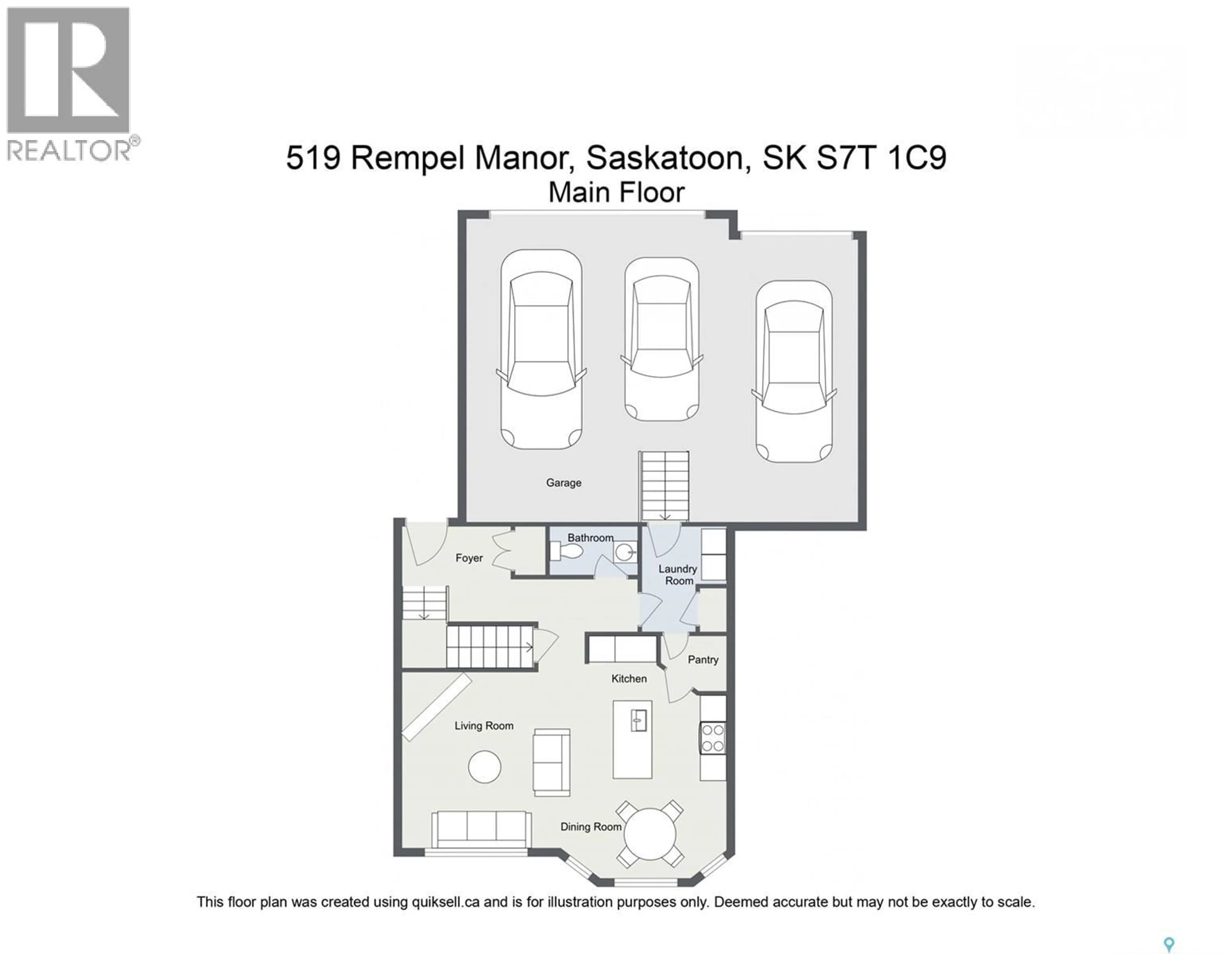 Unknown for 519 REMPEL MANOR, Saskatoon Saskatchewan S7T0J3