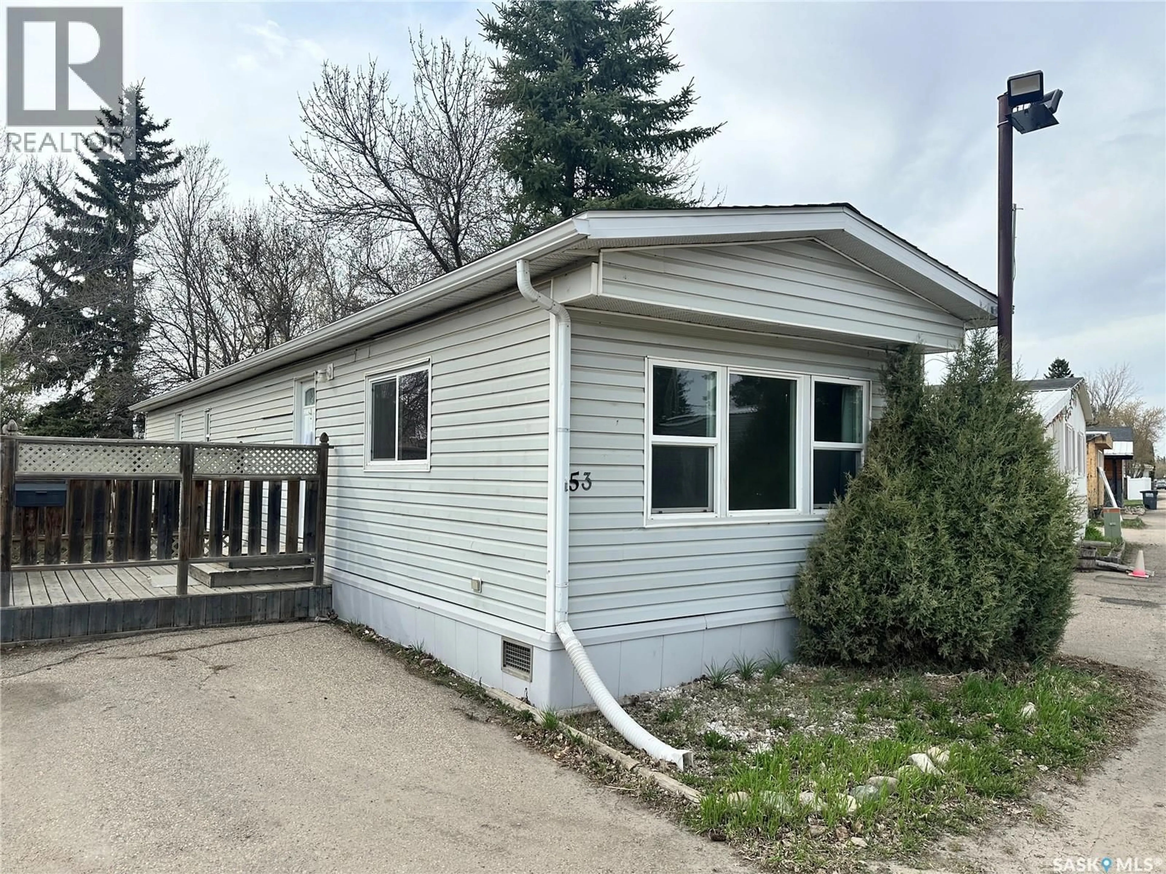 Home with vinyl exterior material, street for 53 219 GRANT STREET, Saskatoon Saskatchewan S7N2A5