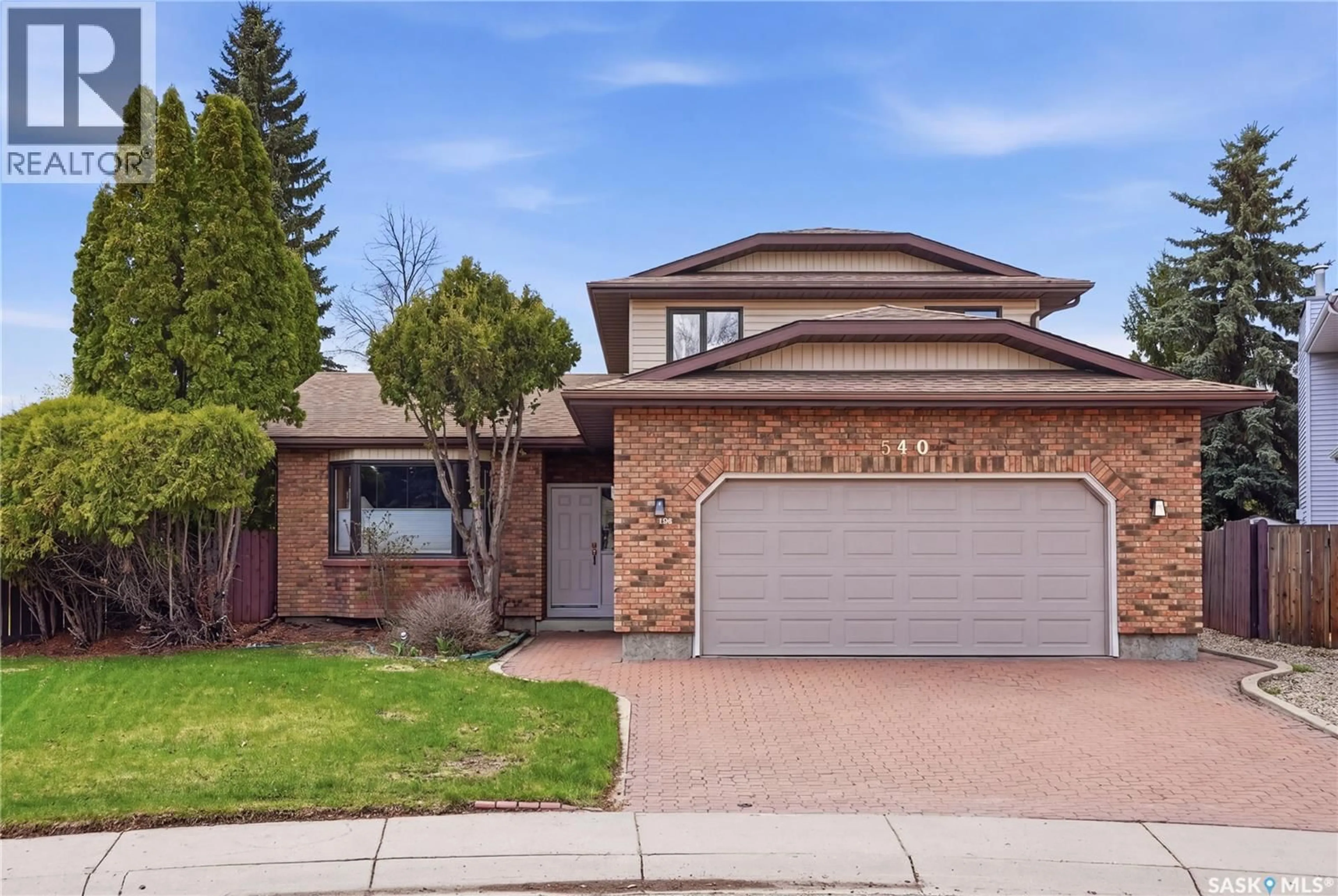 Home with brick exterior material, street for 540 NESSLIN CRESCENT, Saskatoon Saskatchewan S7J4V5
