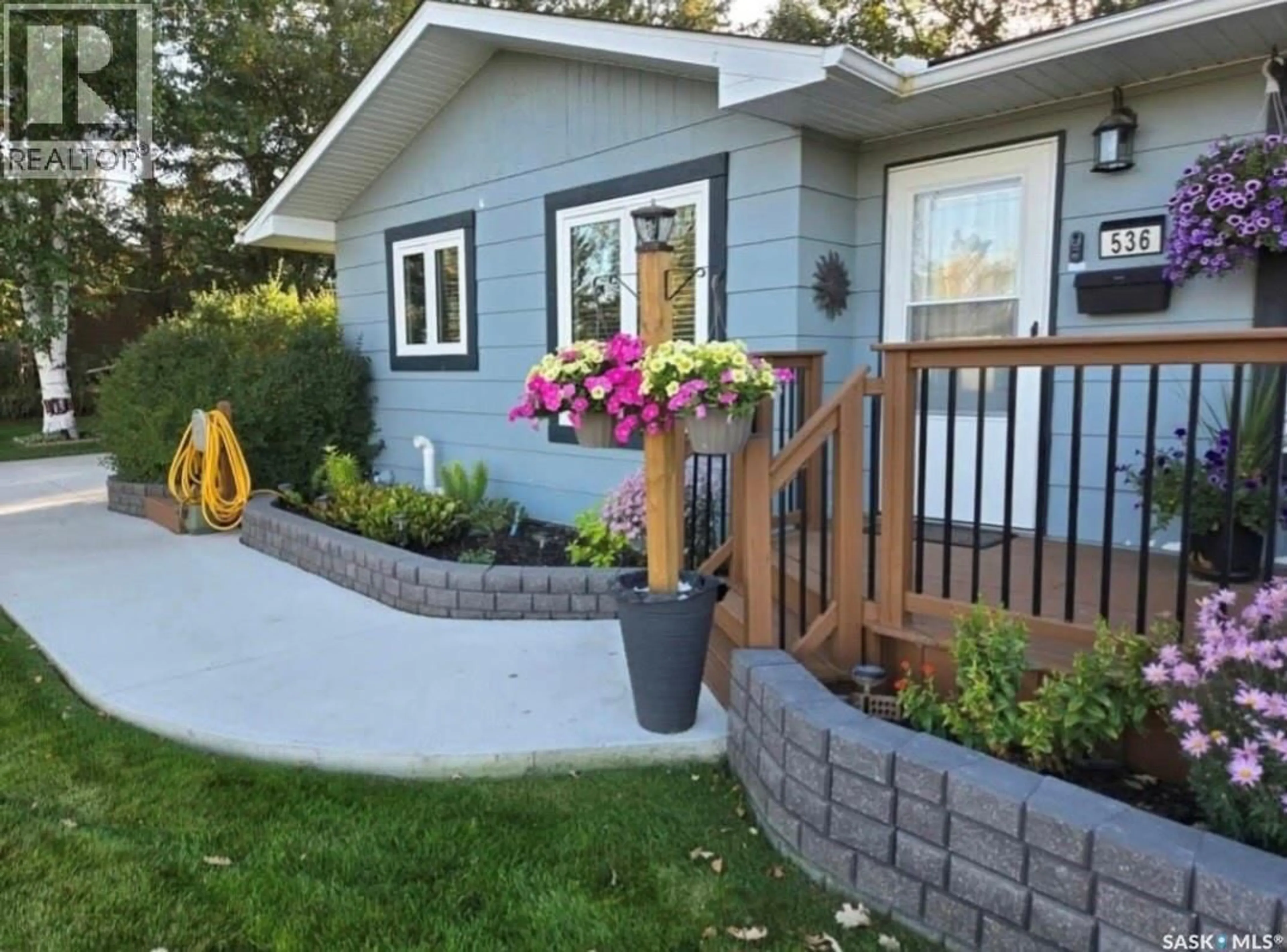 Home with vinyl exterior material, street for 536 STANLEY STREET, Esterhazy Saskatchewan S0A0X0