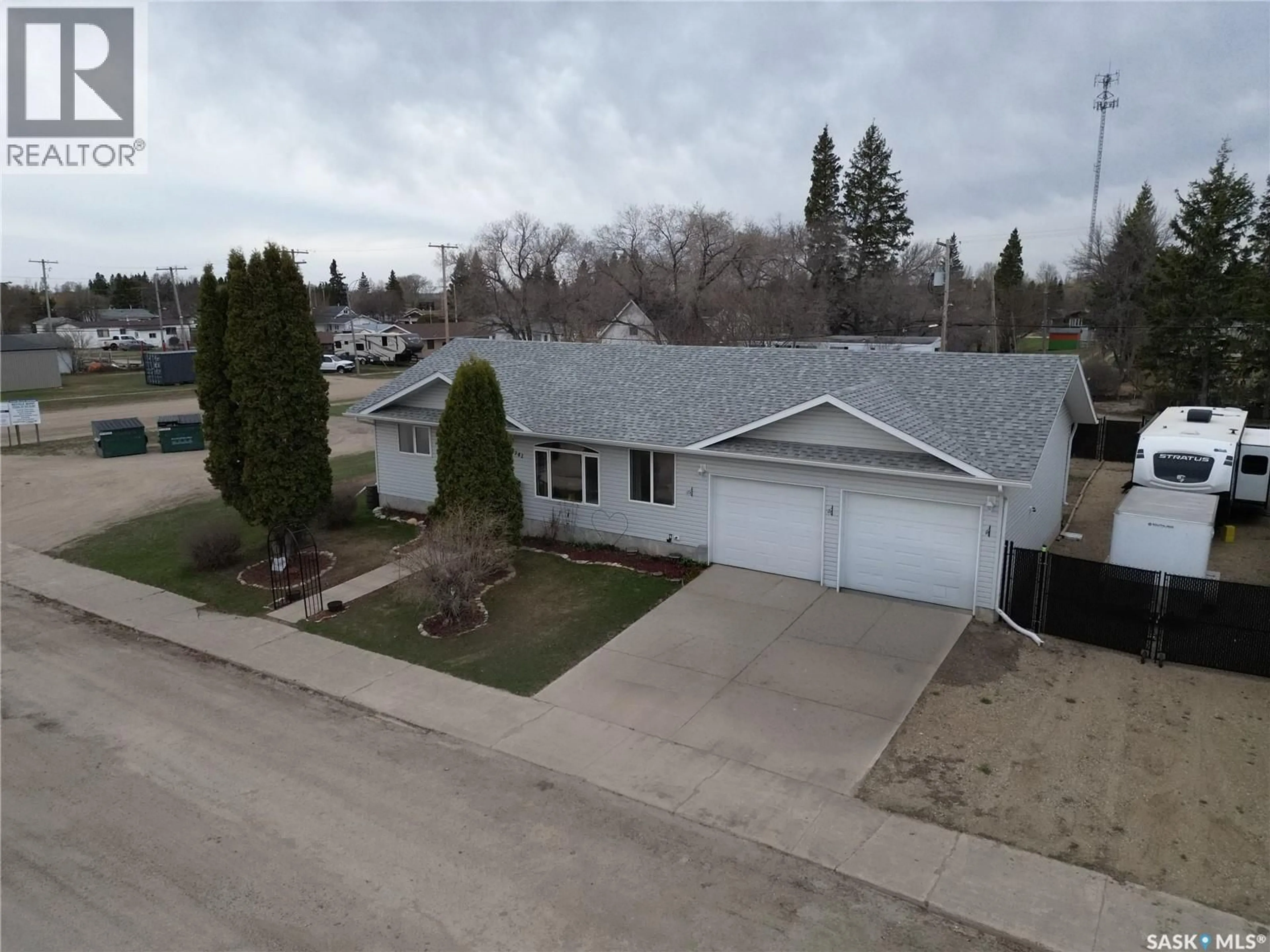 A pic from outside/outdoor area/front of a property/back of a property/a pic from drone, street for 741 MAIN STREET, Canwood Saskatchewan S0J0B4