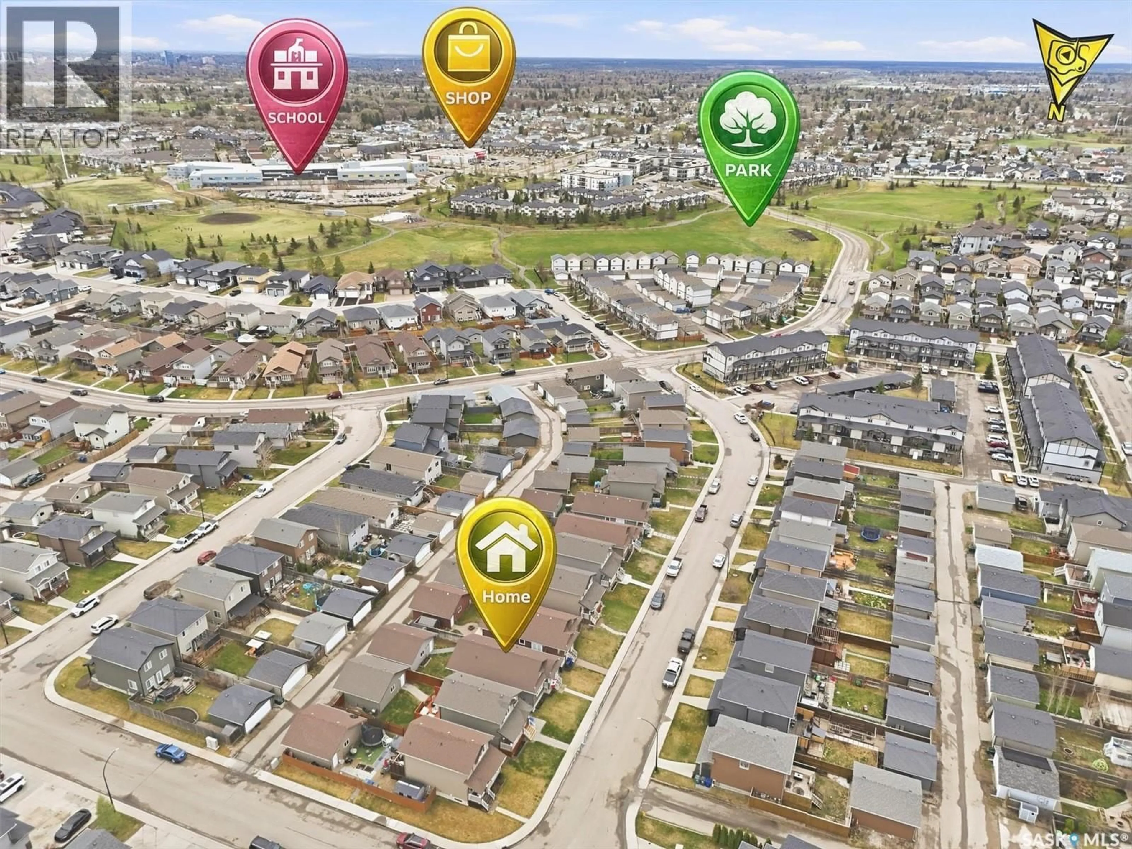 A pic from outside/outdoor area/front of a property/back of a property/a pic from drone, street for 234 KLASSEN CRESCENT, Saskatoon Saskatchewan S7R0E9