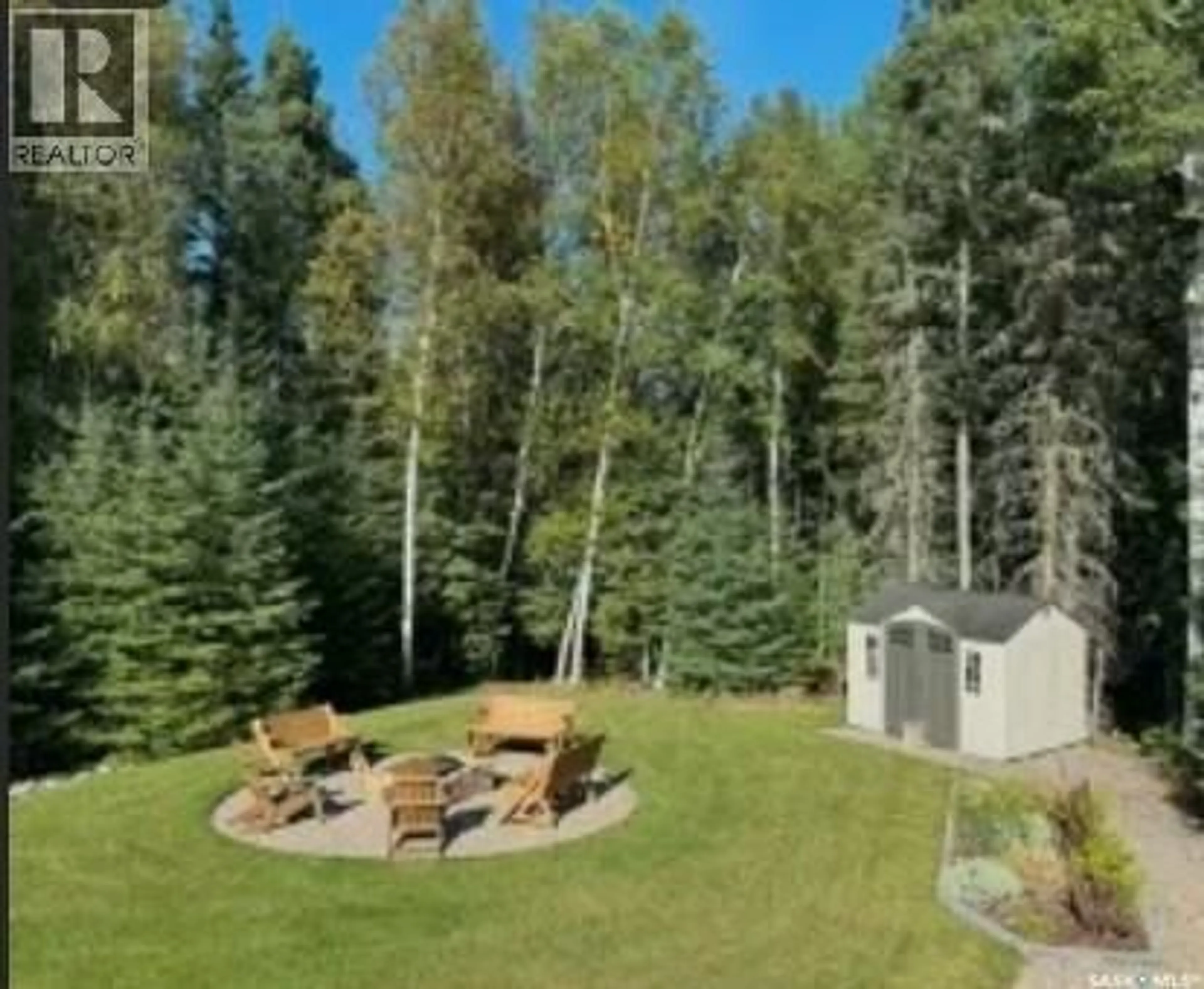A pic from outside/outdoor area/front of a property/back of a property/a pic from drone, forest/trees view for 82 ESTATES DRIVE, Elk Ridge Saskatchewan S0J0N0
