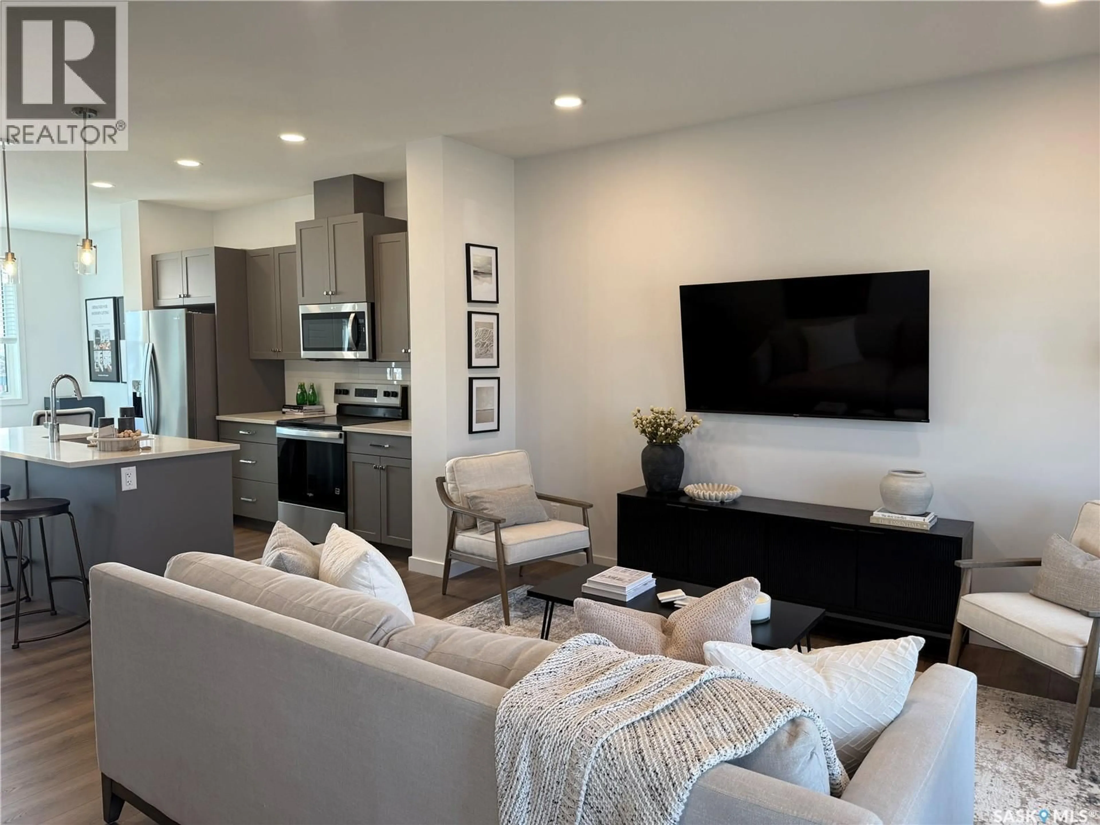 Living room with furniture, unknown for 75 TASKAMANWA TERRACE, Saskatoon Saskatchewan S7V1Z7
