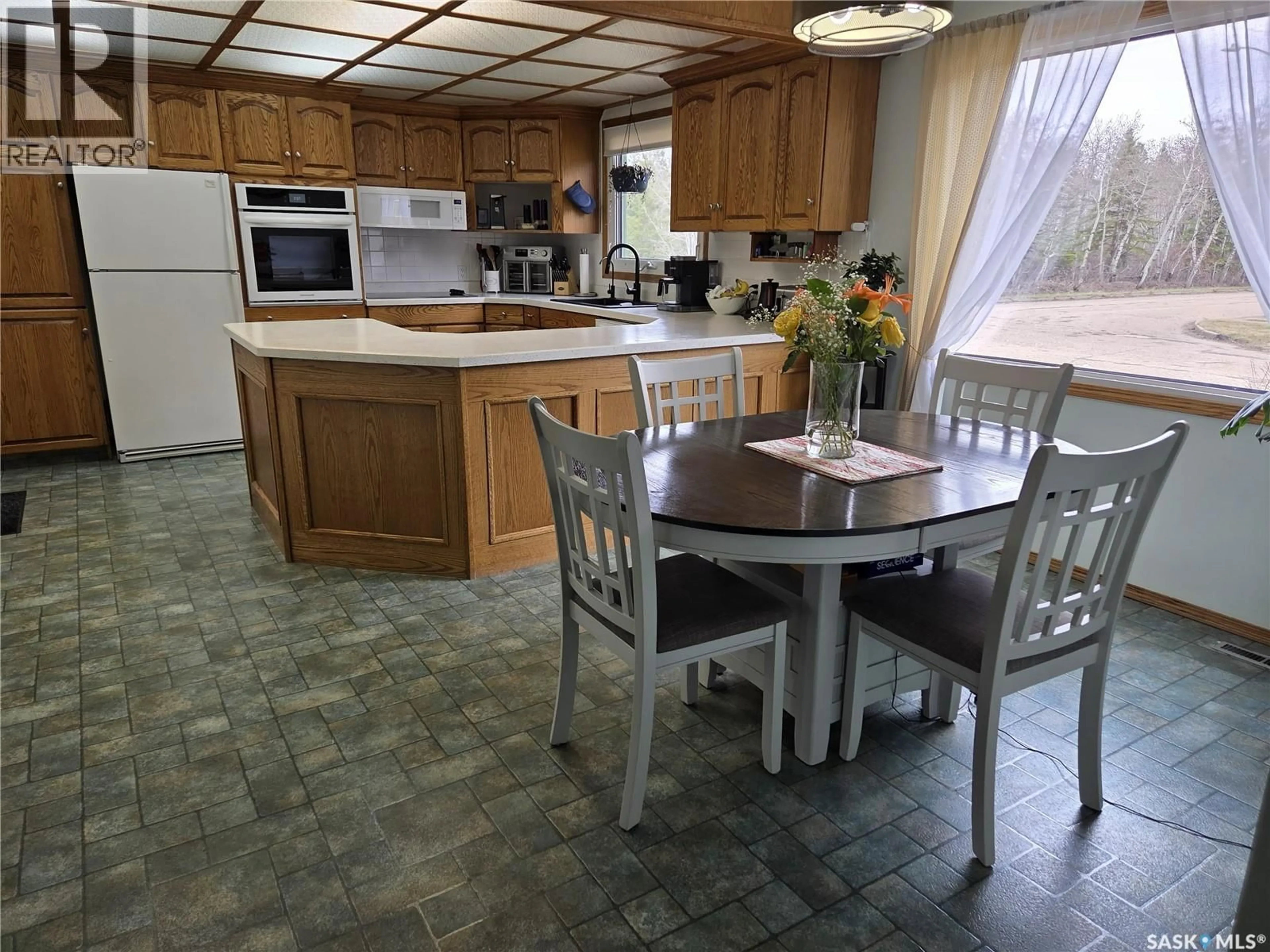 Open concept kitchen, ceramic/tile floor for 237 3RD STREET, Wadena Saskatchewan S0A4J0