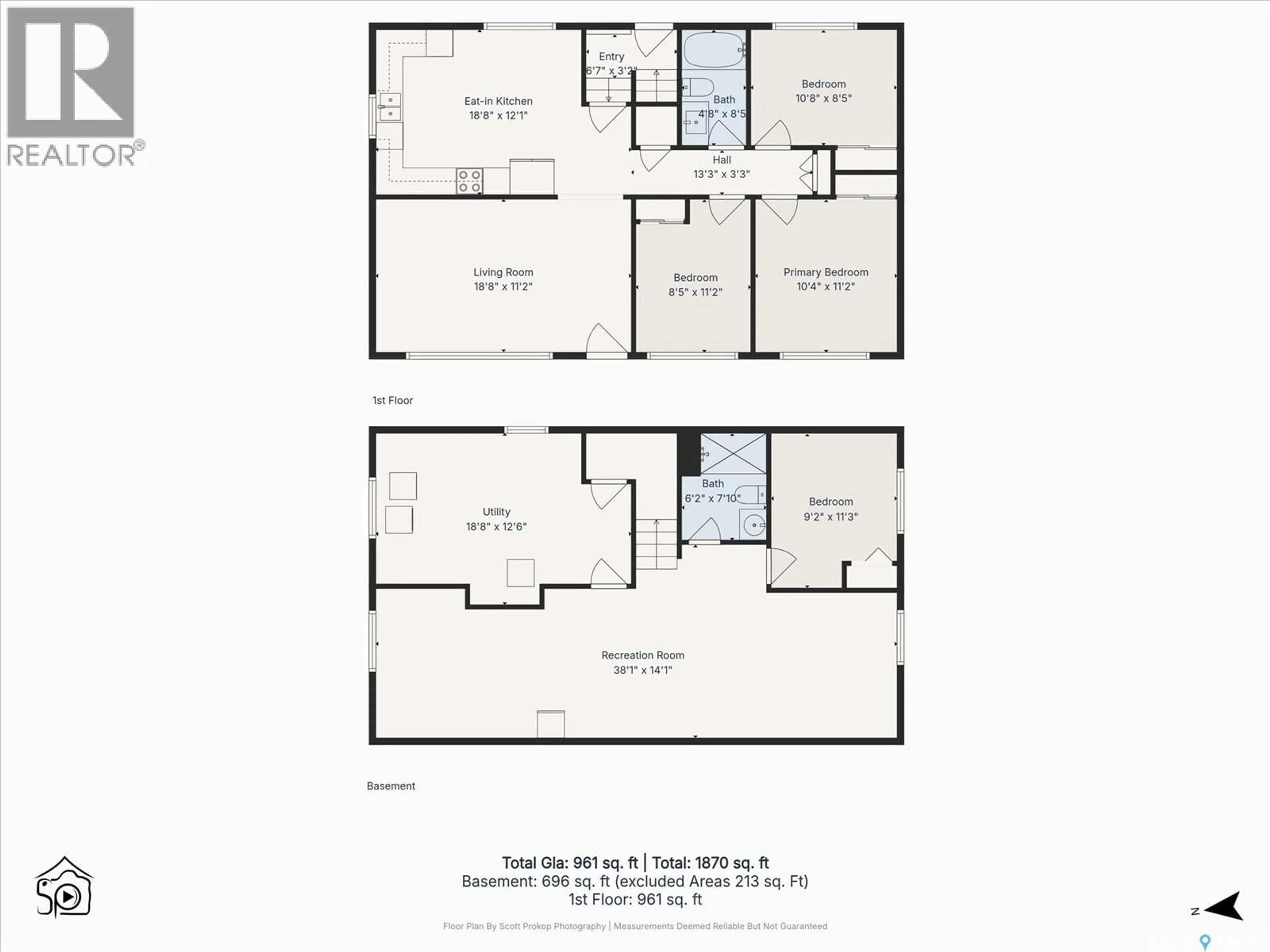 Floor plan for 2417 HANOVER AVENUE, Saskatoon Saskatchewan S7J1E7