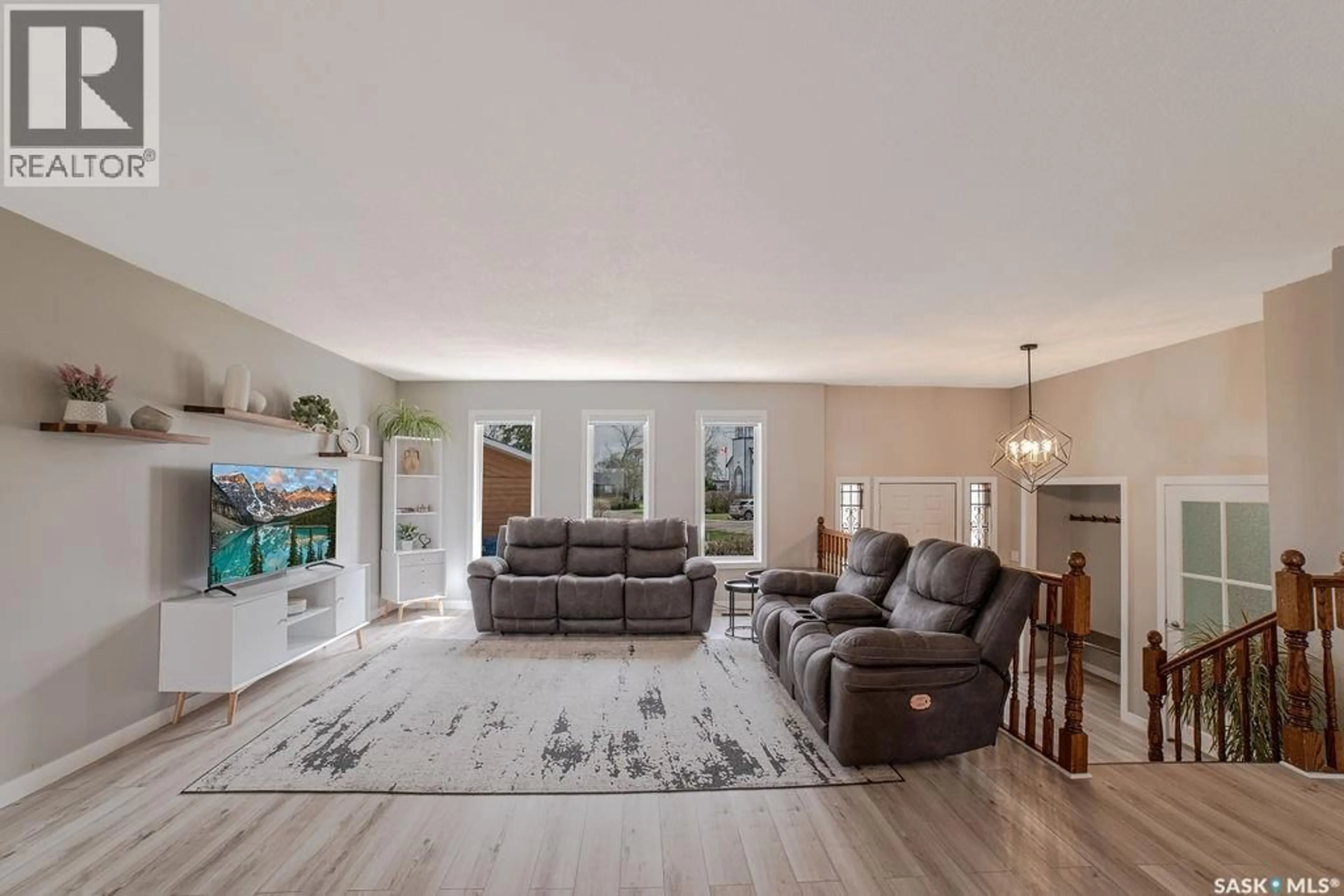 Living room with furniture, unknown for 1 HOIDALE AVENUE, Lajord Rm No. 128 Saskatchewan S0G2T0