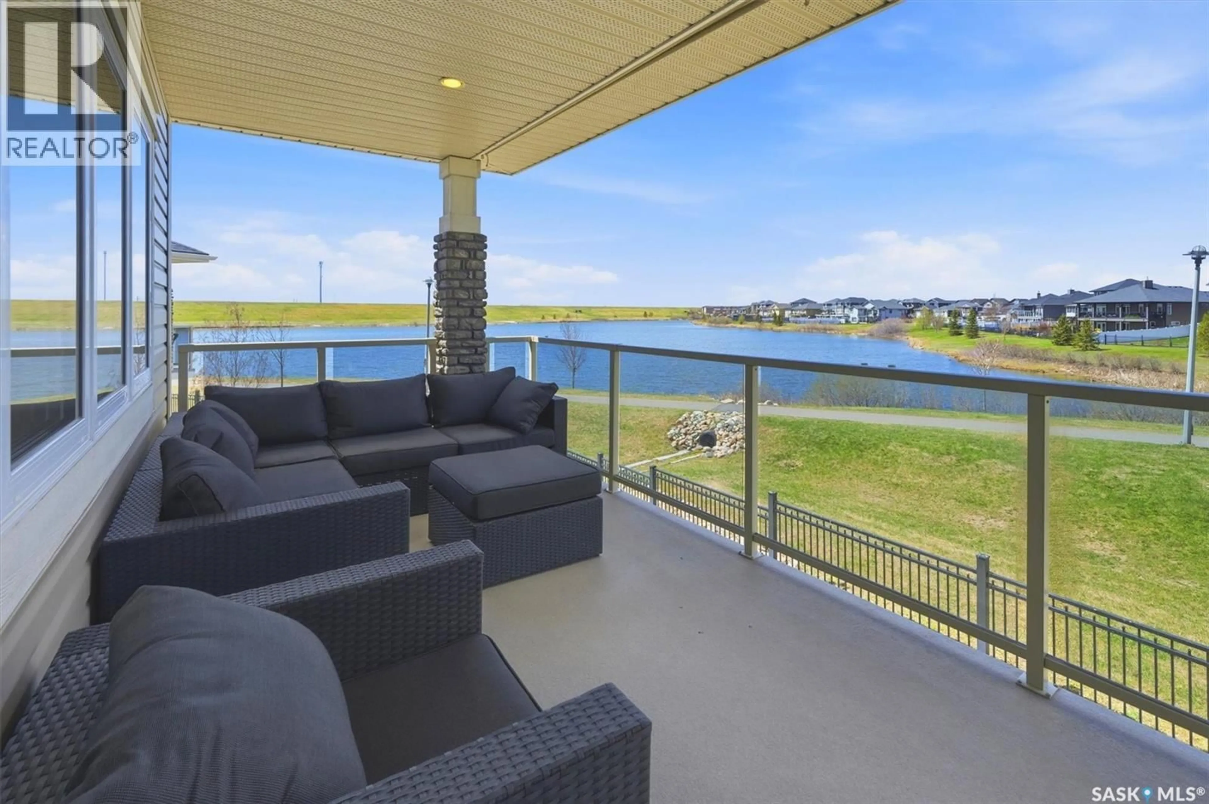 Patio, water/lake/river/ocean view for 109 542 PRINGLE CRESCENT, Saskatoon Saskatchewan S7T0W9