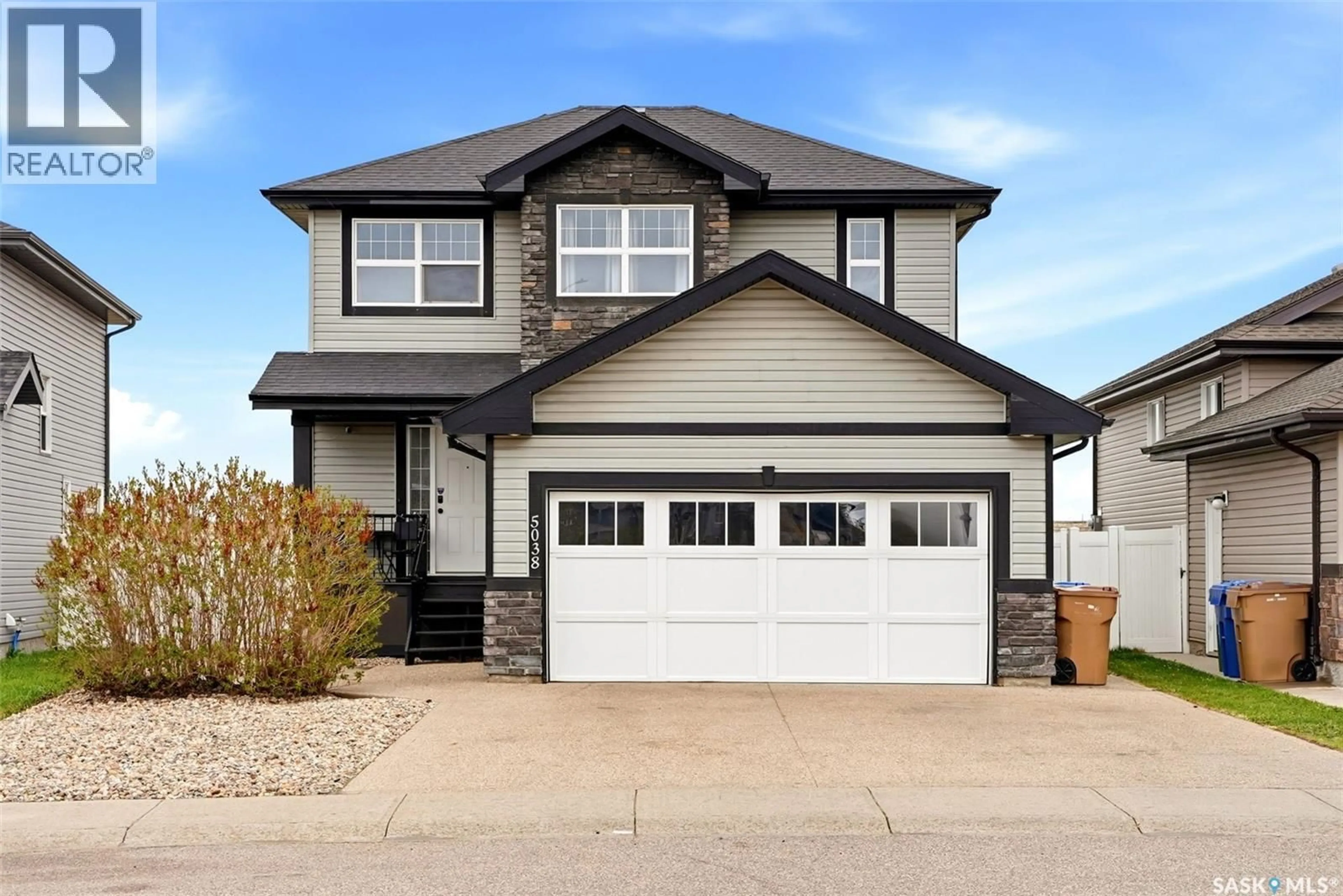 Home with vinyl exterior material, street for 5038 ANTHONY WAY, Regina Saskatchewan S4X0H4