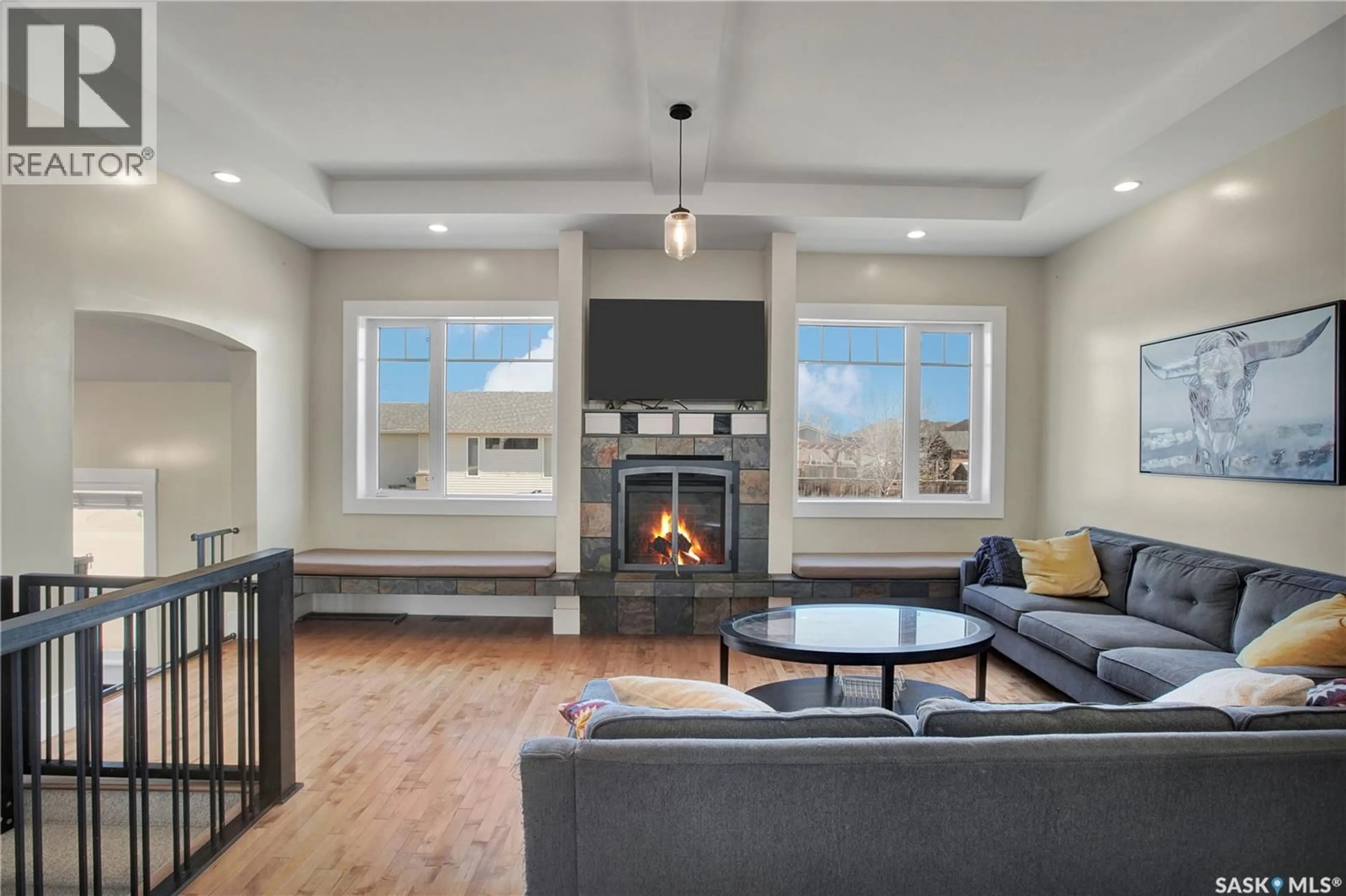 Living room with furniture, unknown for 752 REDDEKOPP DRIVE, Martensville Saskatchewan S0K2T2