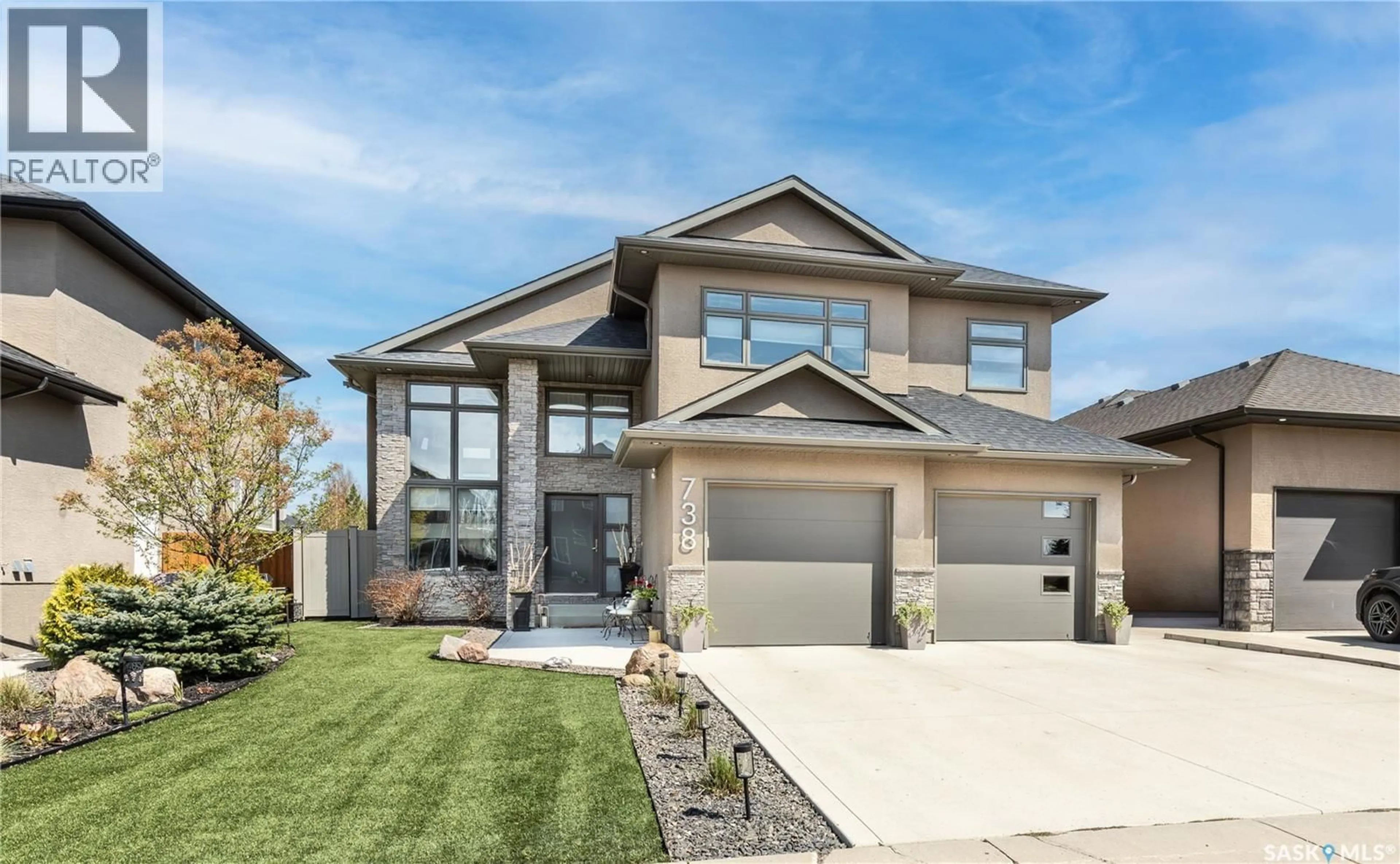 Home with brick exterior material, street for 738 ATTON CRESCENT, Saskatoon Saskatchewan S7W0K5
