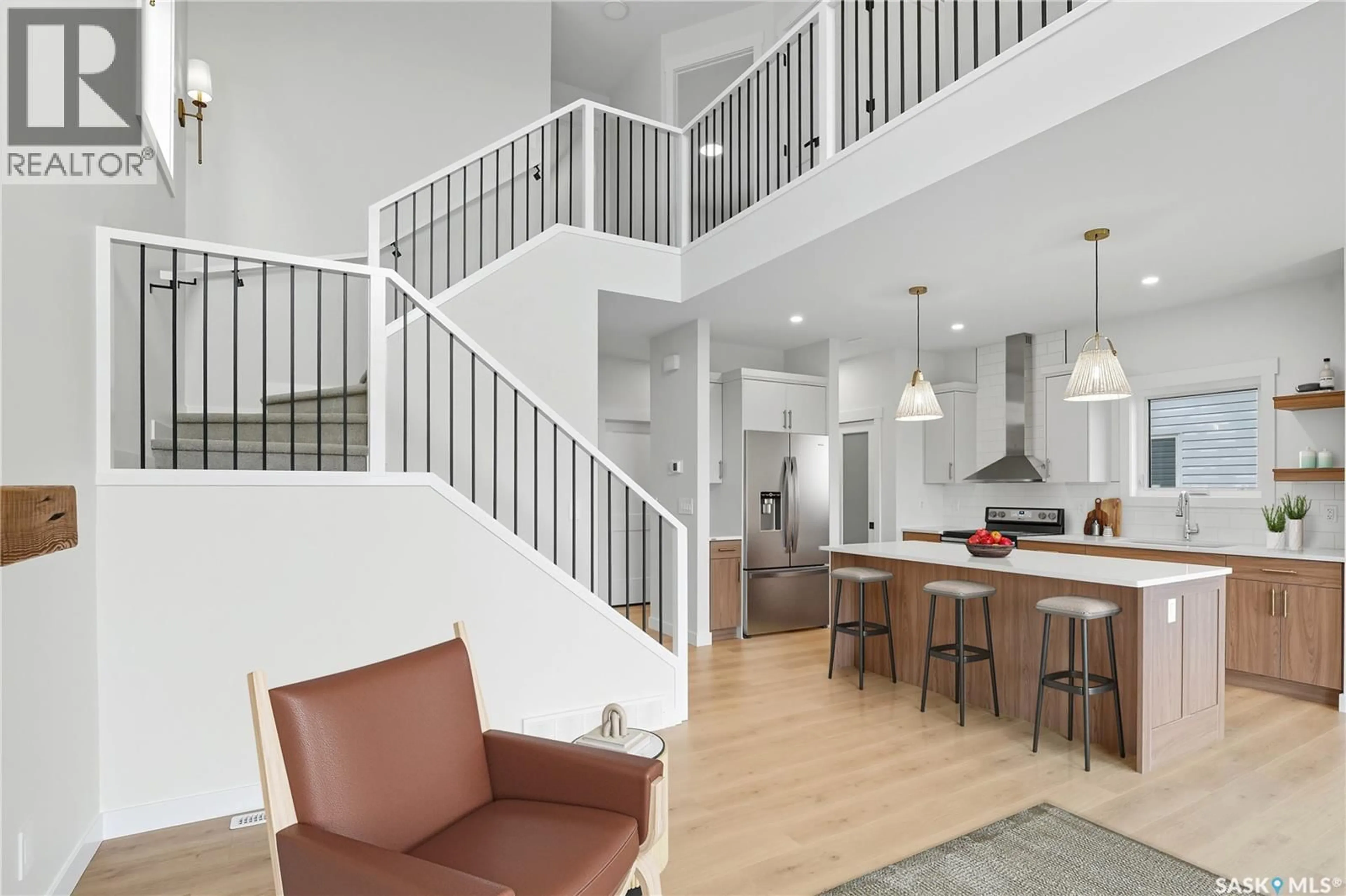 Open concept kitchen, unknown for 143 TRAEGER COMMON, Saskatoon Saskatchewan S7V1R3