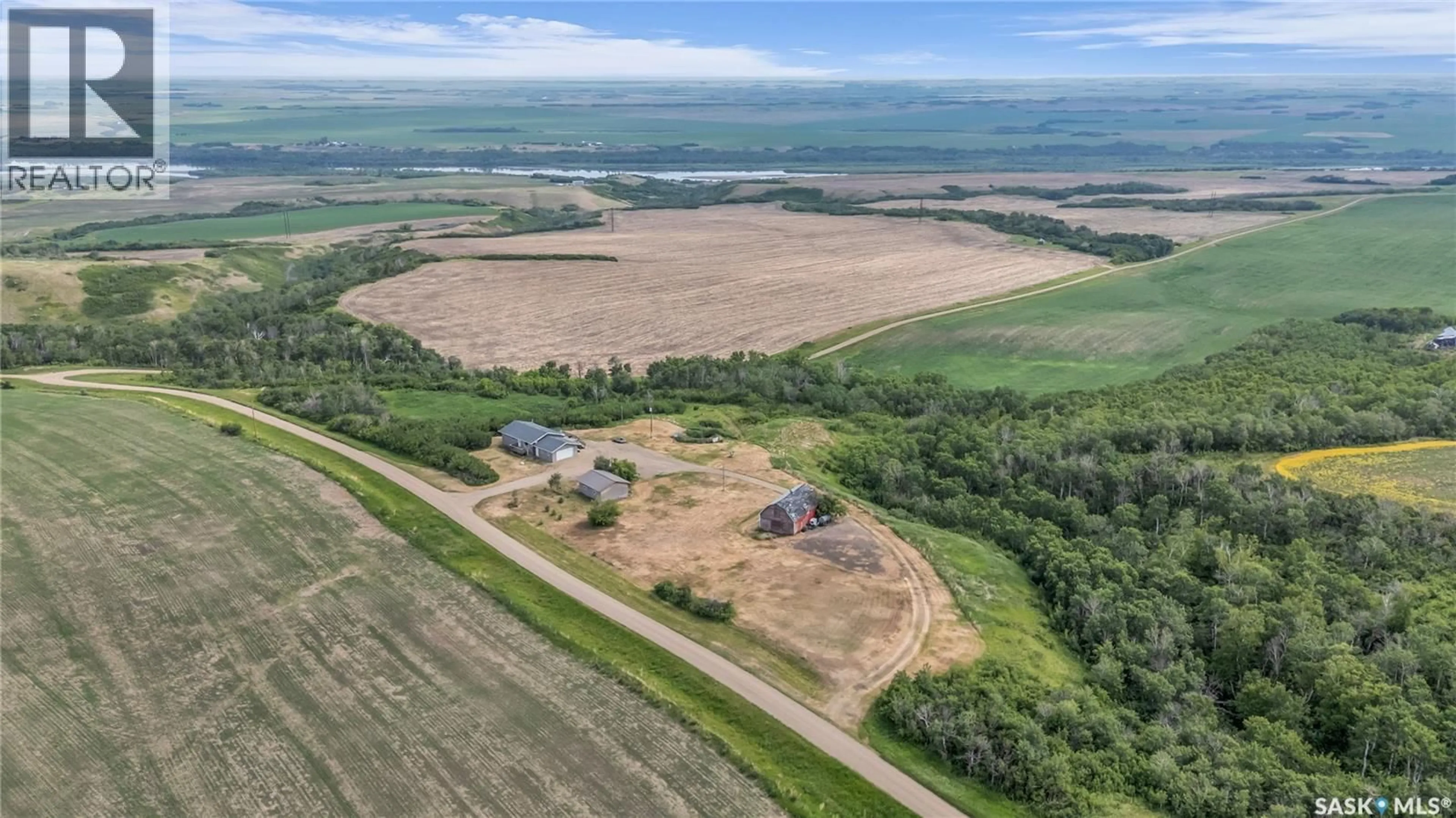 A pic from outside/outdoor area/front of a property/back of a property/a pic from drone, unknown for BLANCHETTE ACREAGE, Battle River Rm No. 438 Saskatchewan S0M0E0