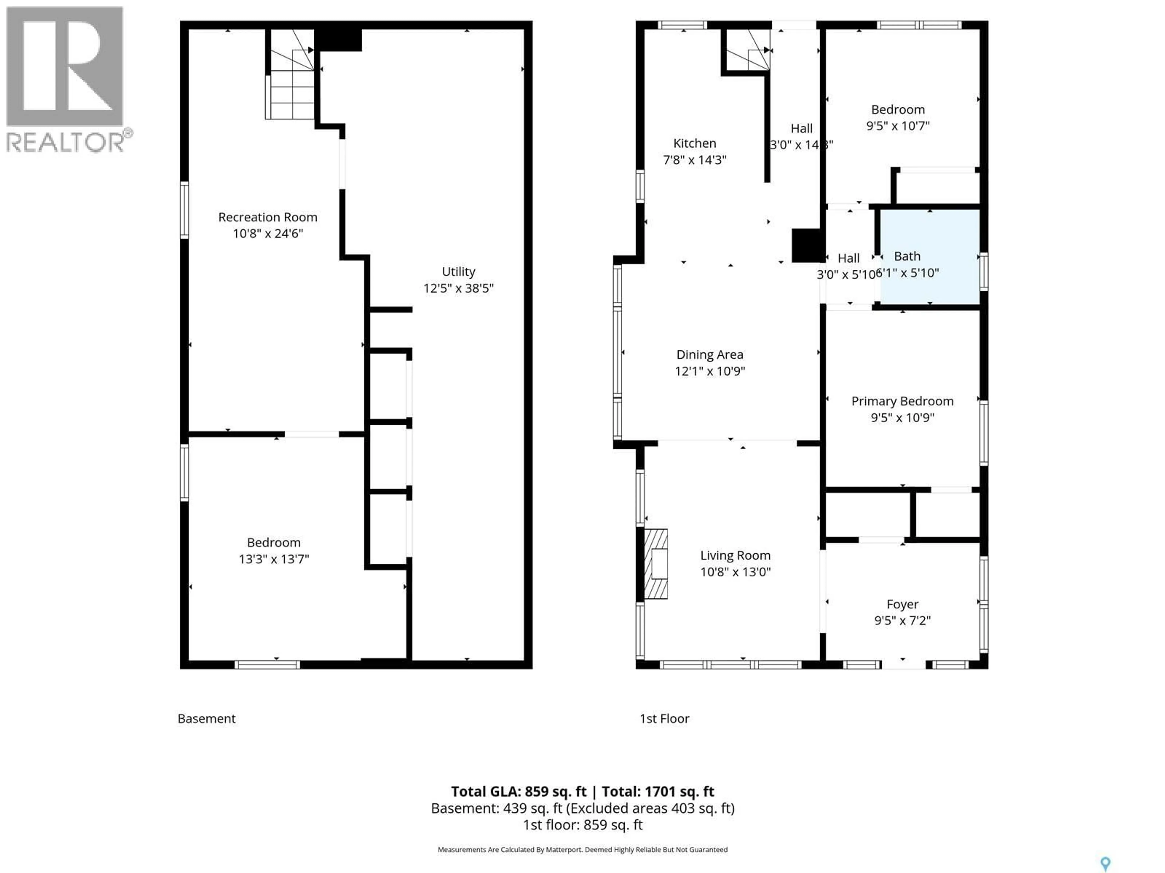 Floor plan for 3625 VICTORIA AVENUE, Regina Saskatchewan S4T1M4