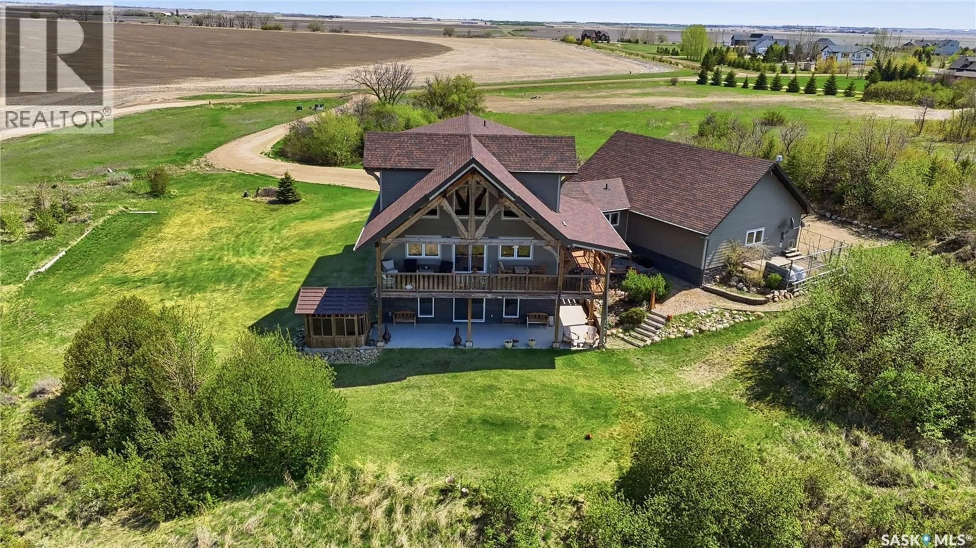 A pic from outside/outdoor area/front of a property/back of a property/a pic from drone, water/lake/river/ocean view for 166 RUDY LANE, Rudy Rm No. 284 Saskatchewan S0L2N0