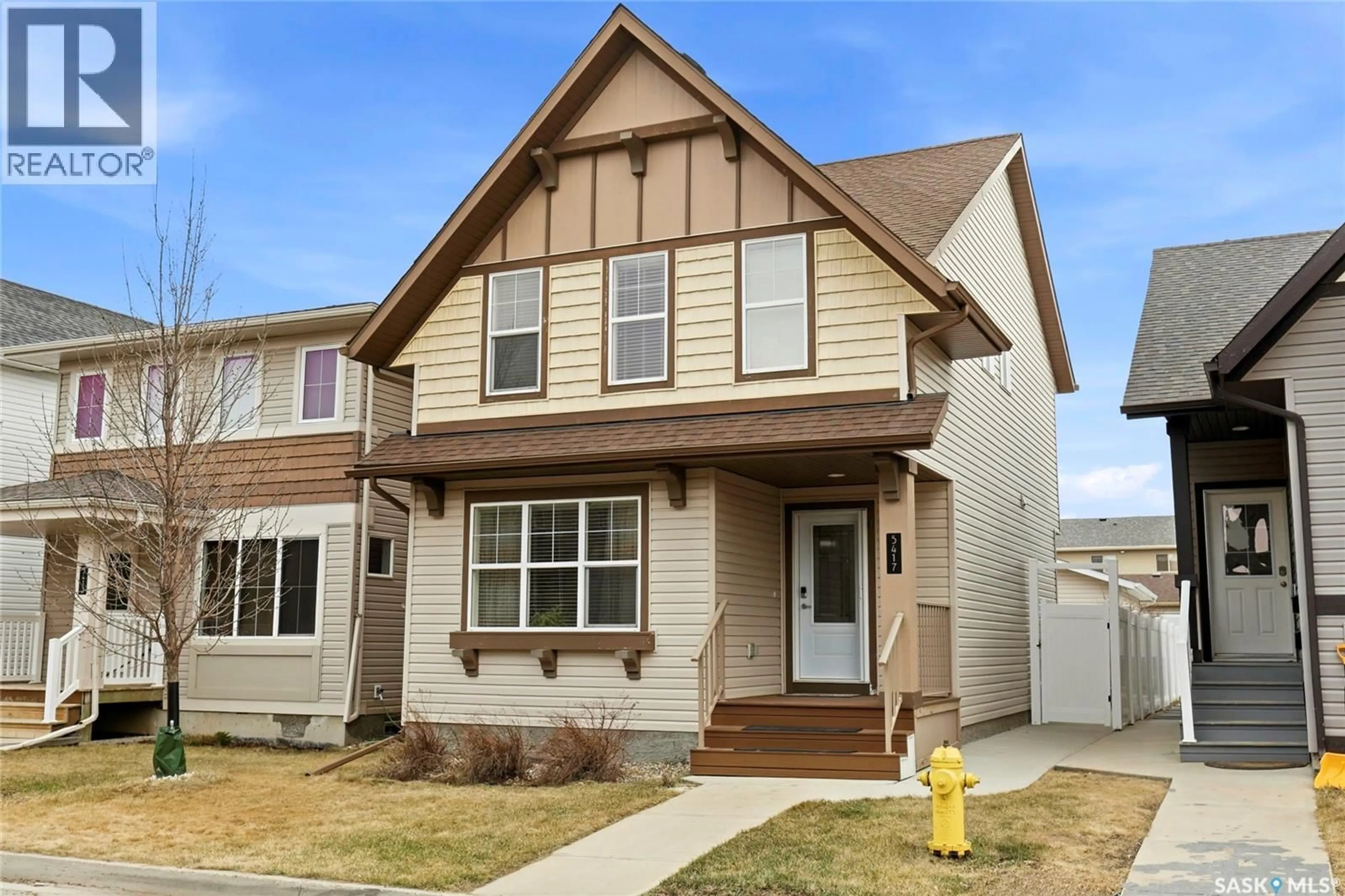 Home with vinyl exterior material, street for 5417 WHEREATT ROAD, Regina Saskatchewan S4W0K3