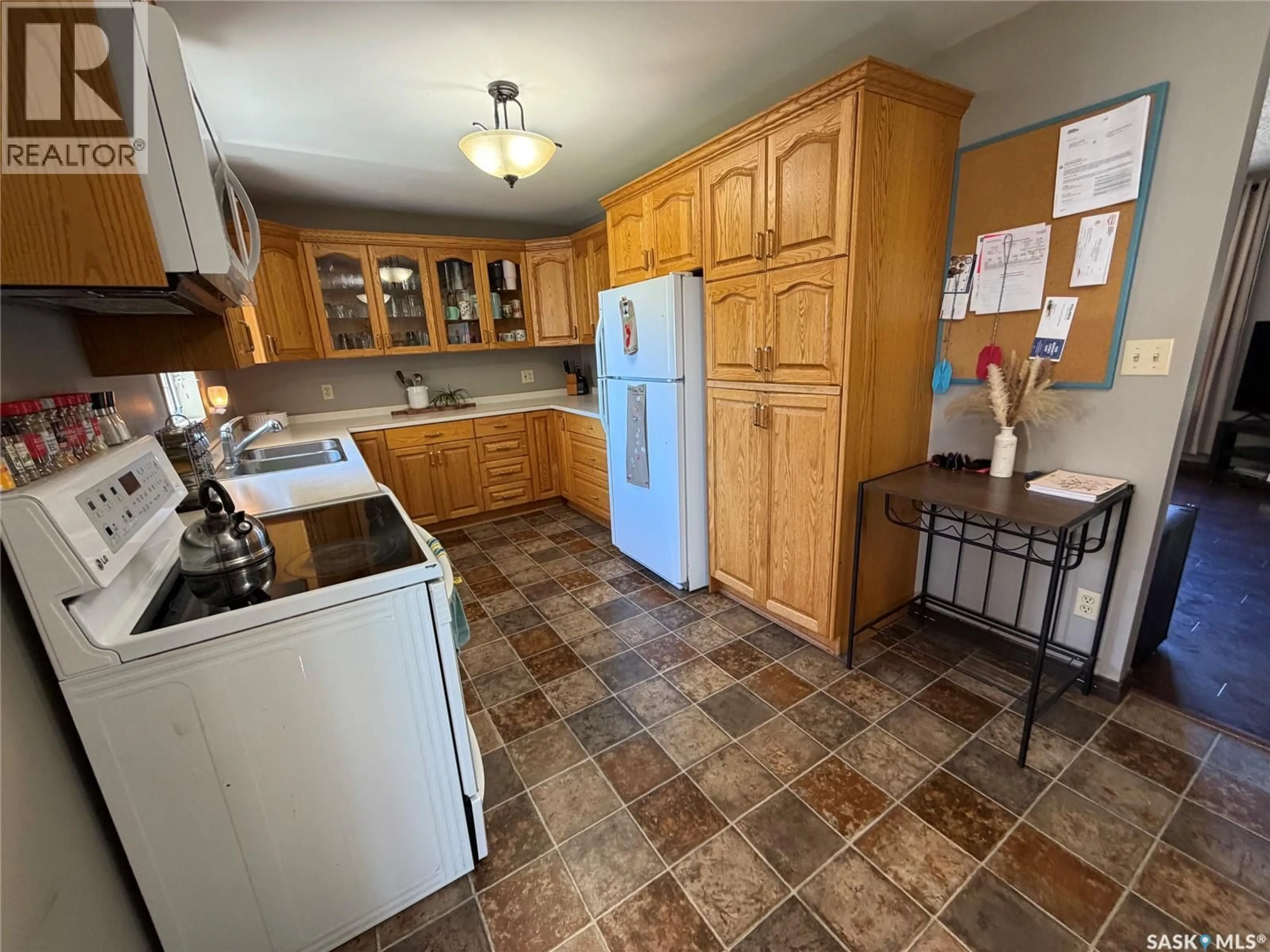Standard kitchen, ceramic/tile floor for 225 COOPER STREET, Porcupine Plain Saskatchewan S0E1H0