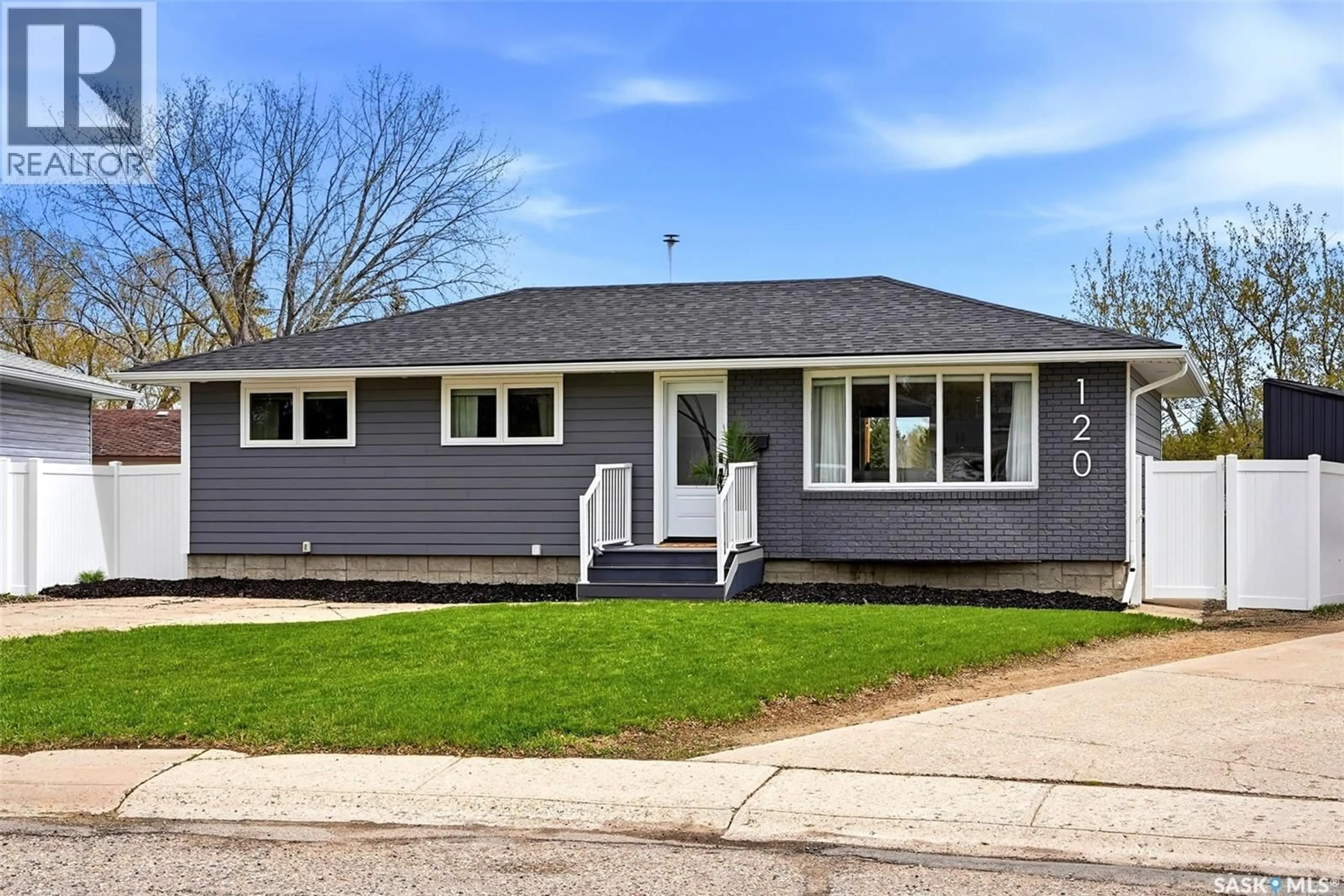 Home with vinyl exterior material, street for 120 EDEN AVENUE, Regina Saskatchewan S4T7A5
