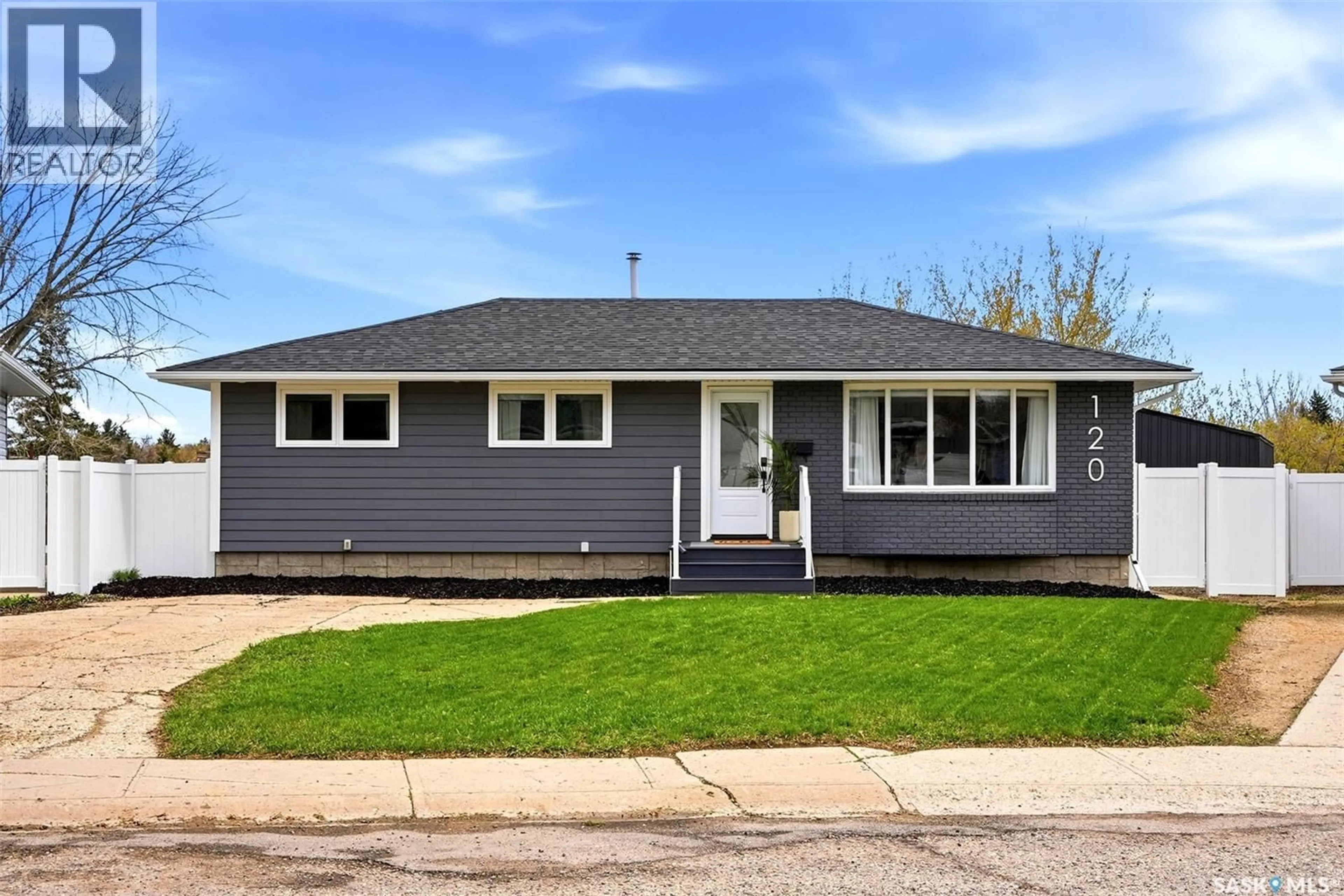 Home with vinyl exterior material, street for 120 EDEN AVENUE, Regina Saskatchewan S4T7A5
