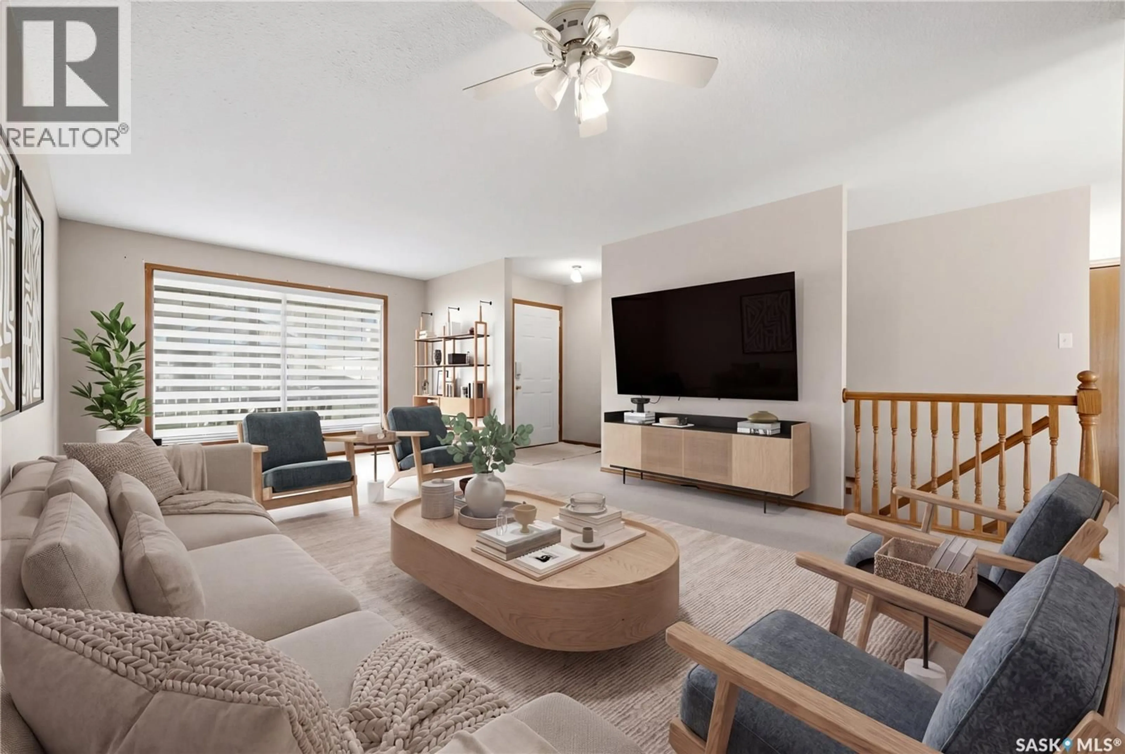 Living room with furniture, unknown for 3706 QUEENS GATE, Regina Saskatchewan S4S7J1