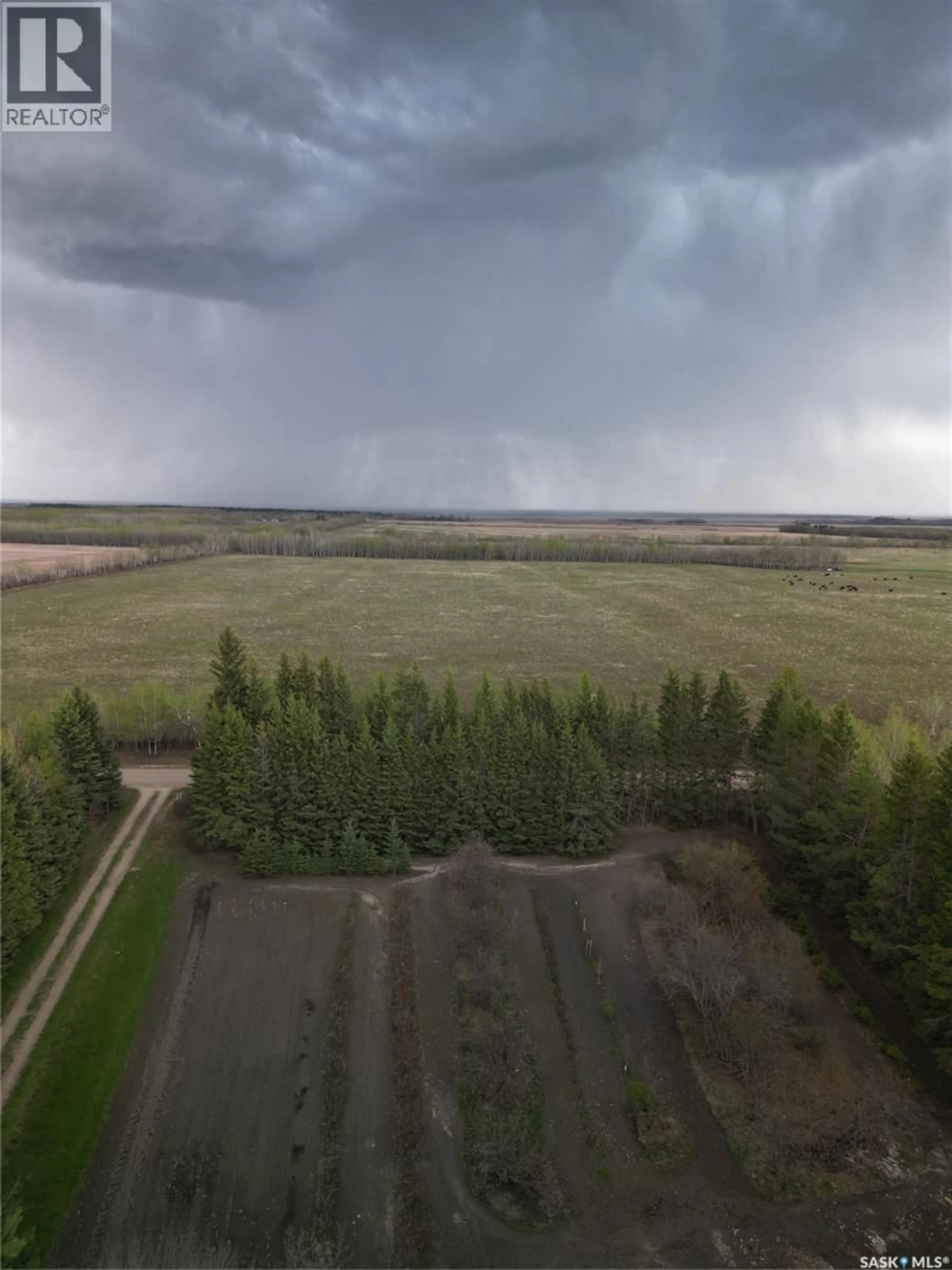 A pic from outside/outdoor area/front of a property/back of a property/a pic from drone, forest/trees view for SCHENKER ACREAGE, Loon Lake Rm No. 561 Saskatchewan S0M1L0