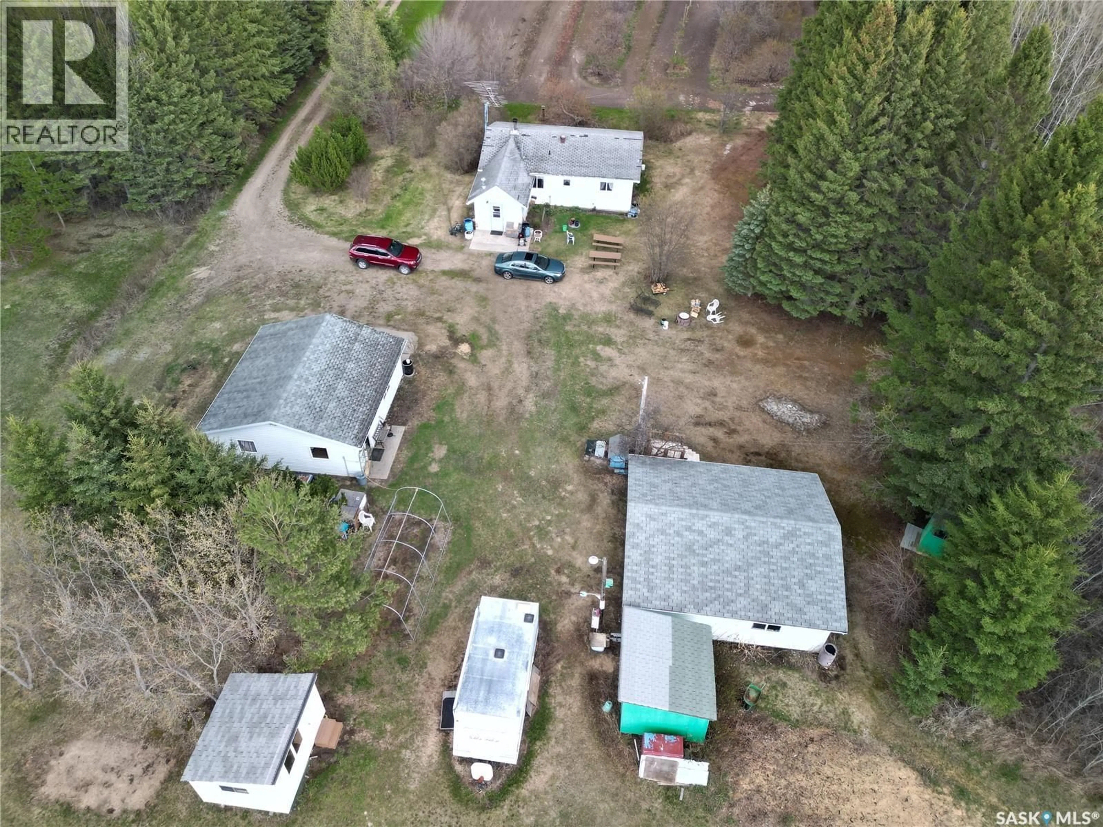 A pic from outside/outdoor area/front of a property/back of a property/a pic from drone, building for SCHENKER ACREAGE, Loon Lake Rm No. 561 Saskatchewan S0M1L0