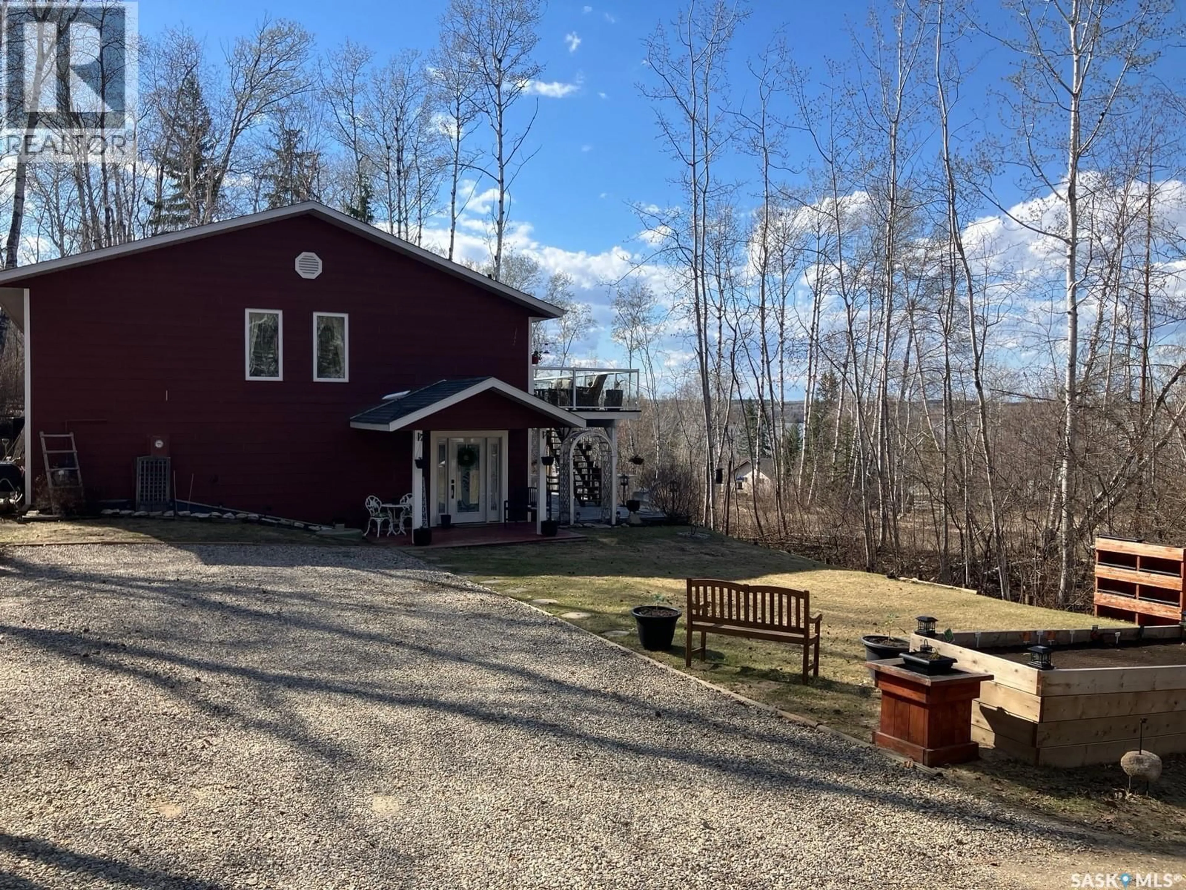 A pic from outside/outdoor area/front of a property/back of a property/a pic from drone, mountain view for 29 HILLVIEW DRIVE, Tobin Lake Saskatchewan S0E1E0