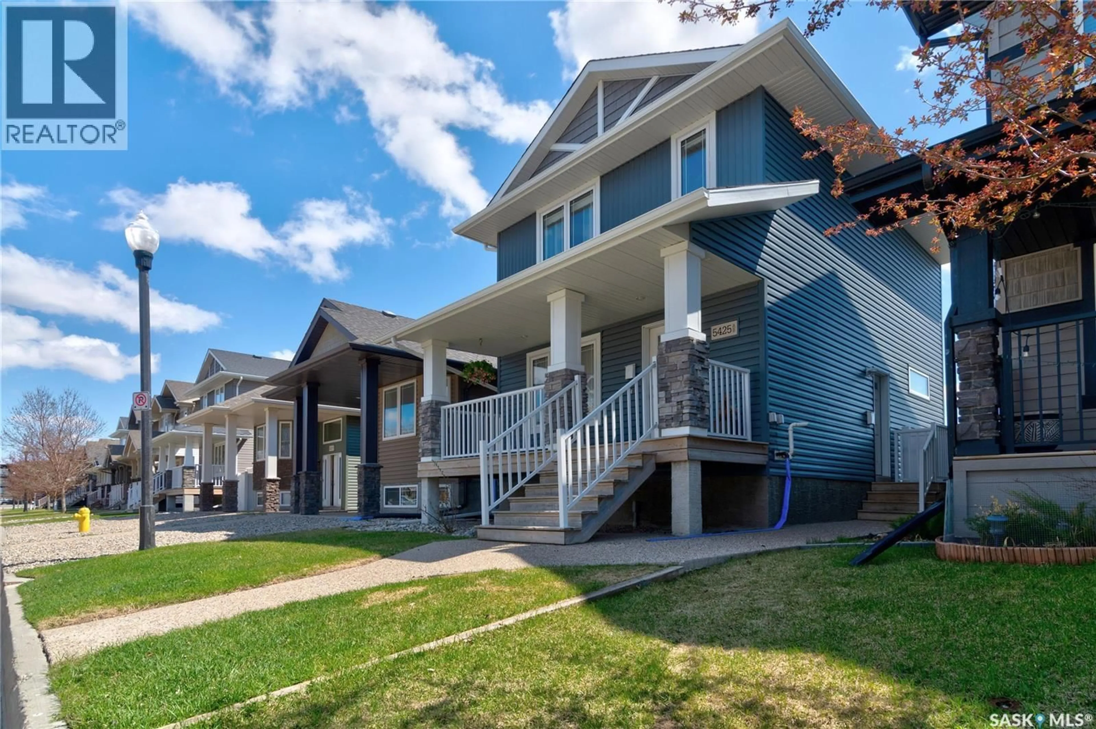 Home with vinyl exterior material, street for 5425 MCCLELLAND DRIVE, Regina Saskatchewan S4W0K8