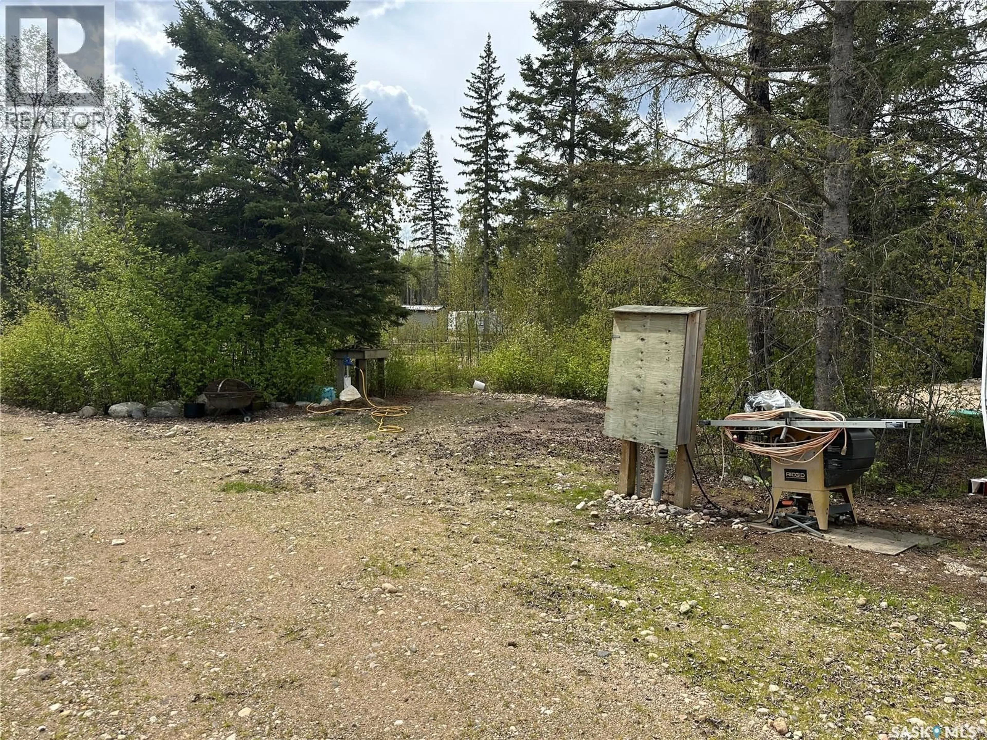 A pic from outside/outdoor area/front of a property/back of a property/a pic from drone, forest/trees view for Lot 17 - 17 ALDER DRIVE, Big River Rm No. 555 Saskatchewan S0J0E0