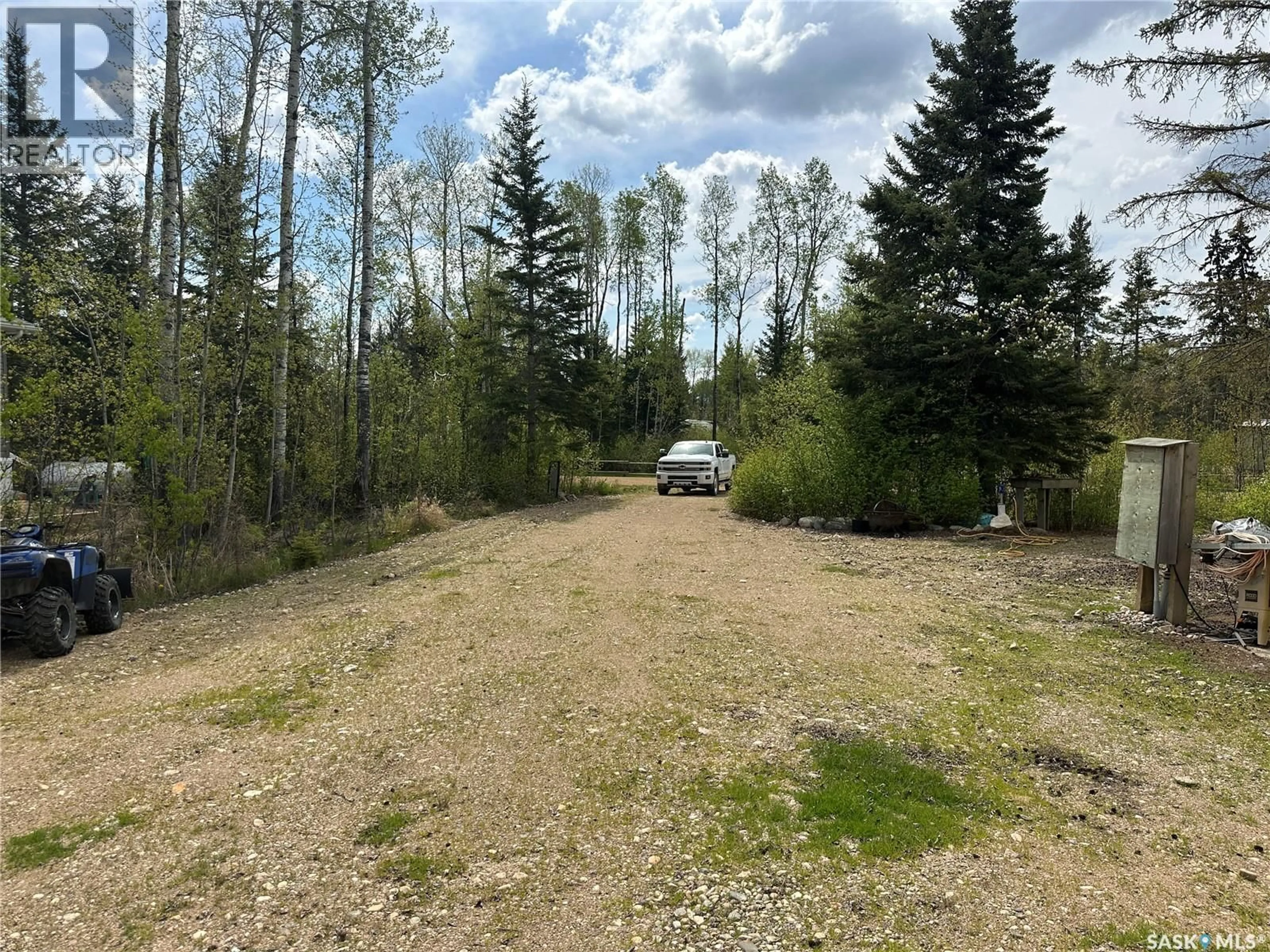A pic from outside/outdoor area/front of a property/back of a property/a pic from drone, forest/trees view for Lot 17 - 17 ALDER DRIVE, Big River Rm No. 555 Saskatchewan S0J0E0