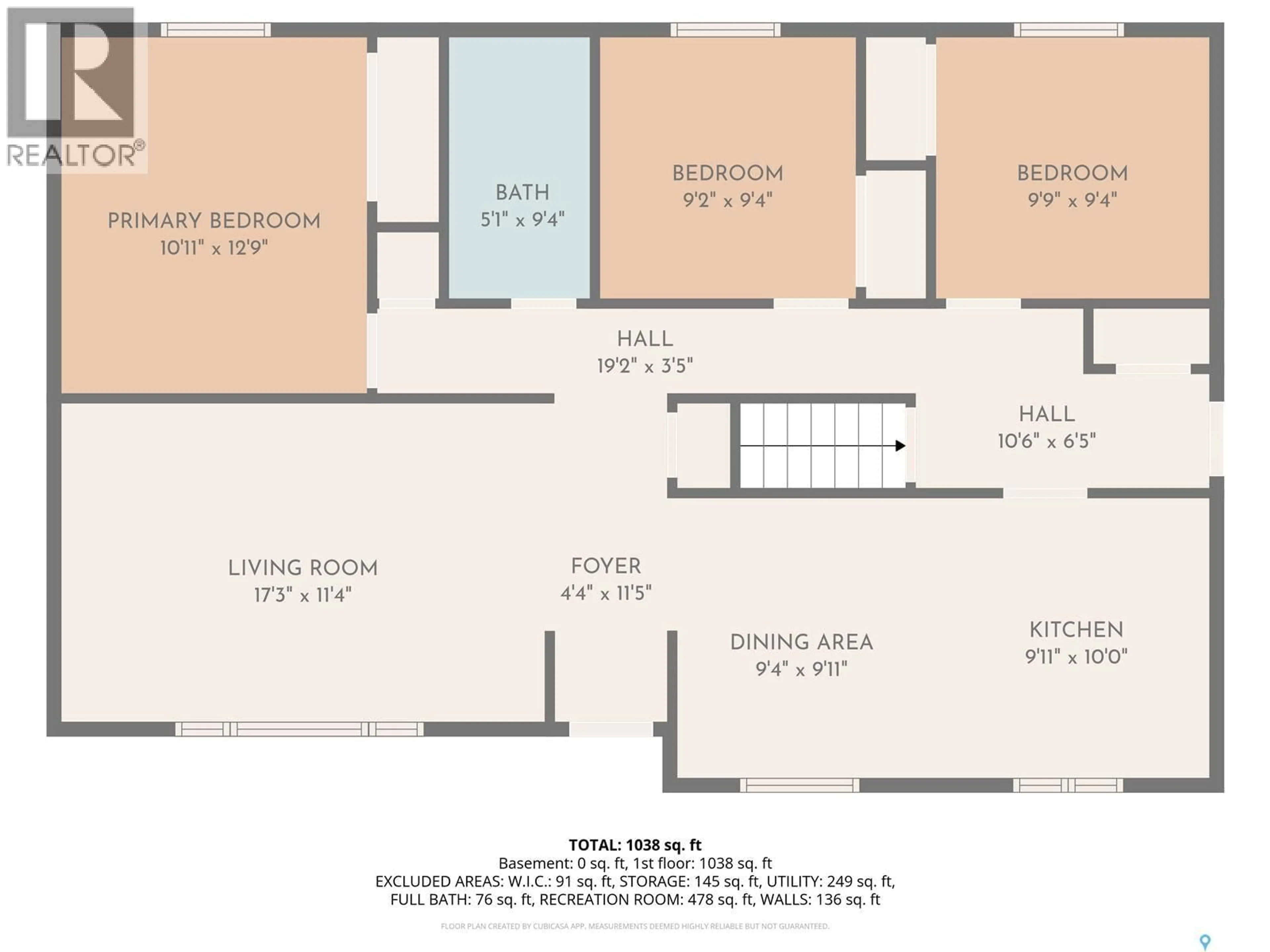 Floor plan for LUDWIG ACRES, Lumsden Rm No. 189 Saskatchewan S0G0W0