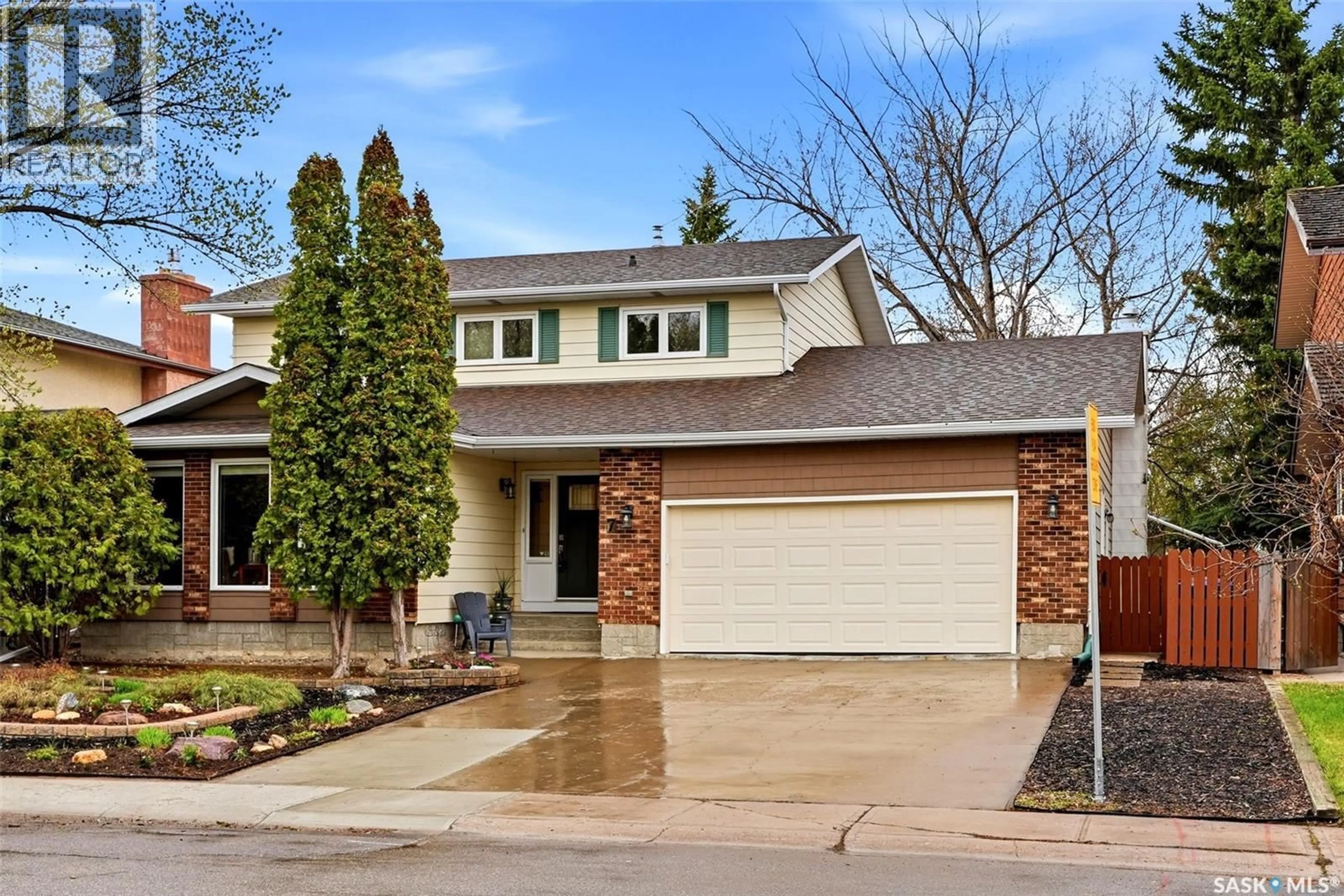 Home with brick exterior material, street for 7 COWIE ROAD, Regina Saskatchewan S4S6S2