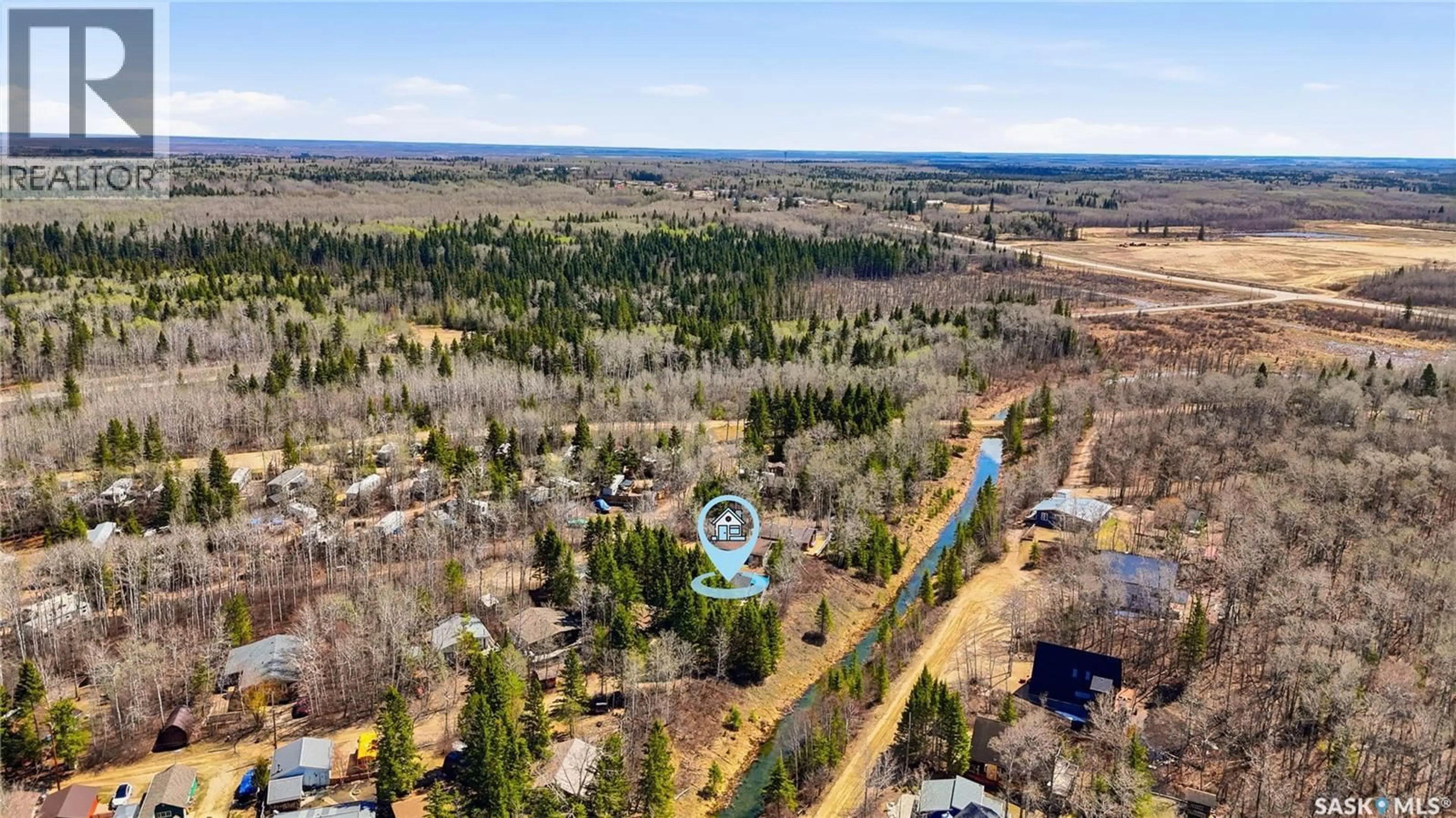 A pic from outside/outdoor area/front of a property/back of a property/a pic from drone, water/lake/river/ocean view for 123 BURBERRY ROAD, Christopher Lake Saskatchewan S0J0N0