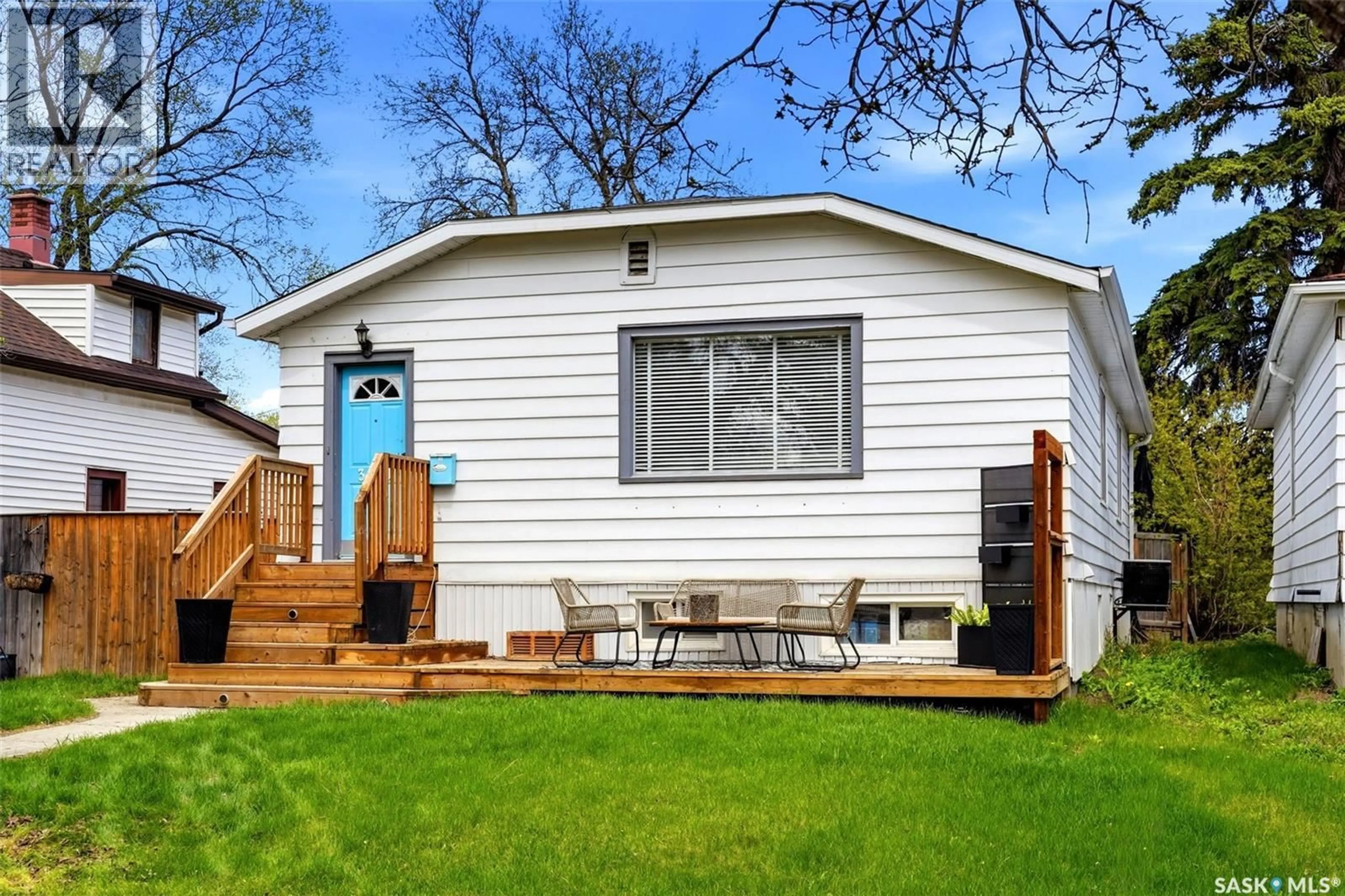 Home with vinyl exterior material, street for 3410 MCCALLUM AVENUE, Regina Saskatchewan S4S0S1